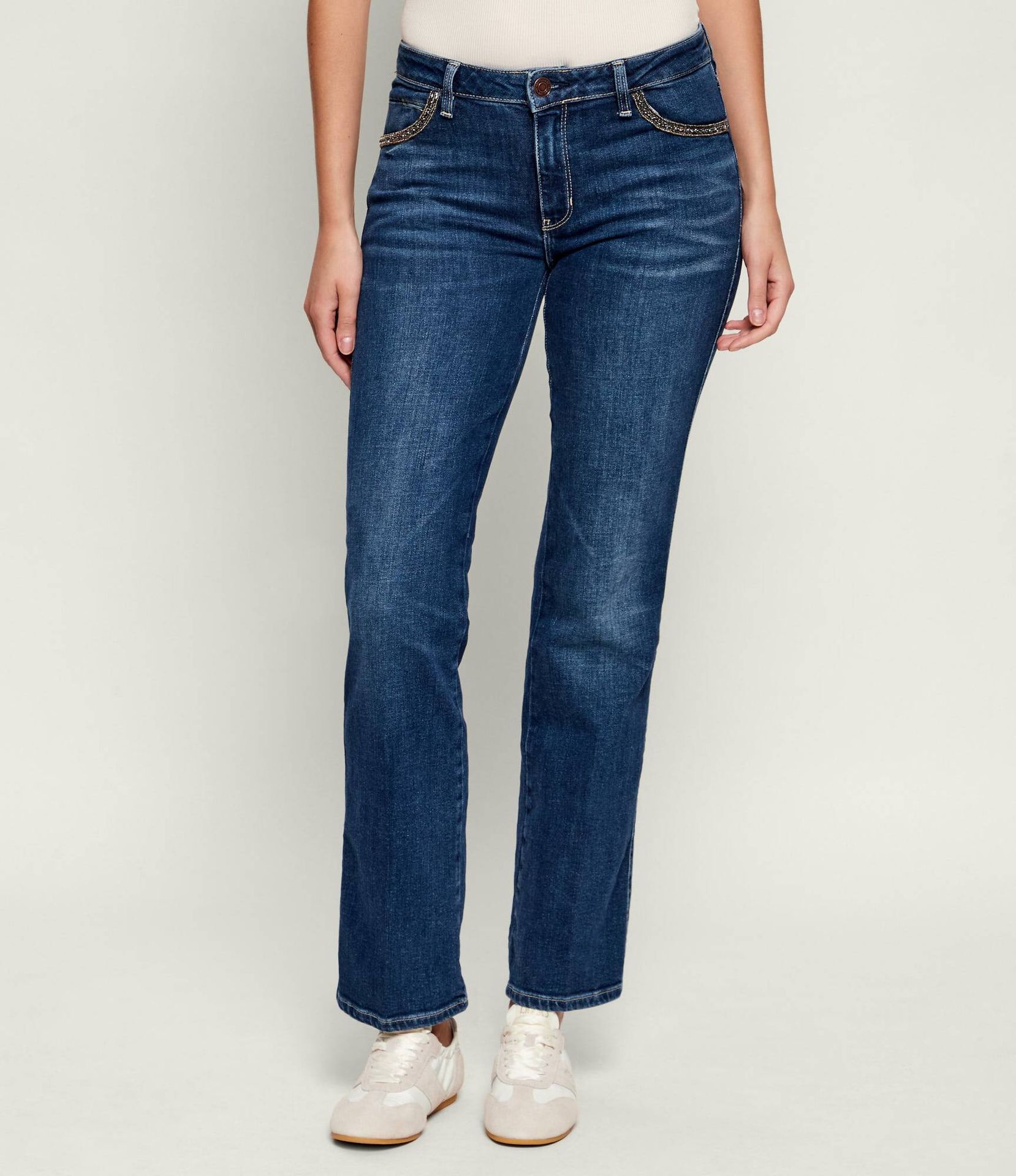 GUESS Jeansy SEXY Straight fit mid rise