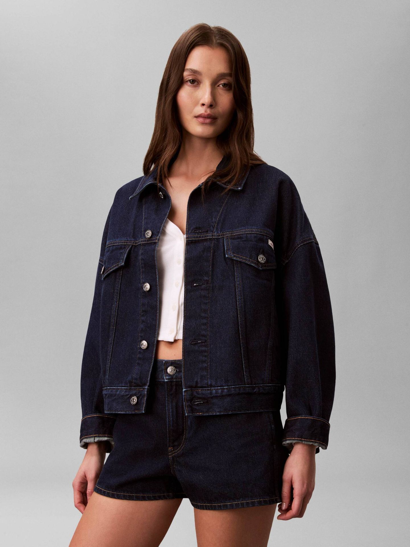 Calvin Klein Jeans Jeansowa kurtka TRUCKER Relaxed fit