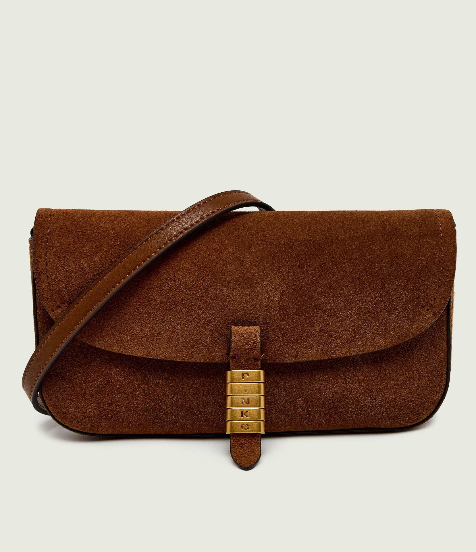 Pinko Kopertówka SADDLE zamsz
