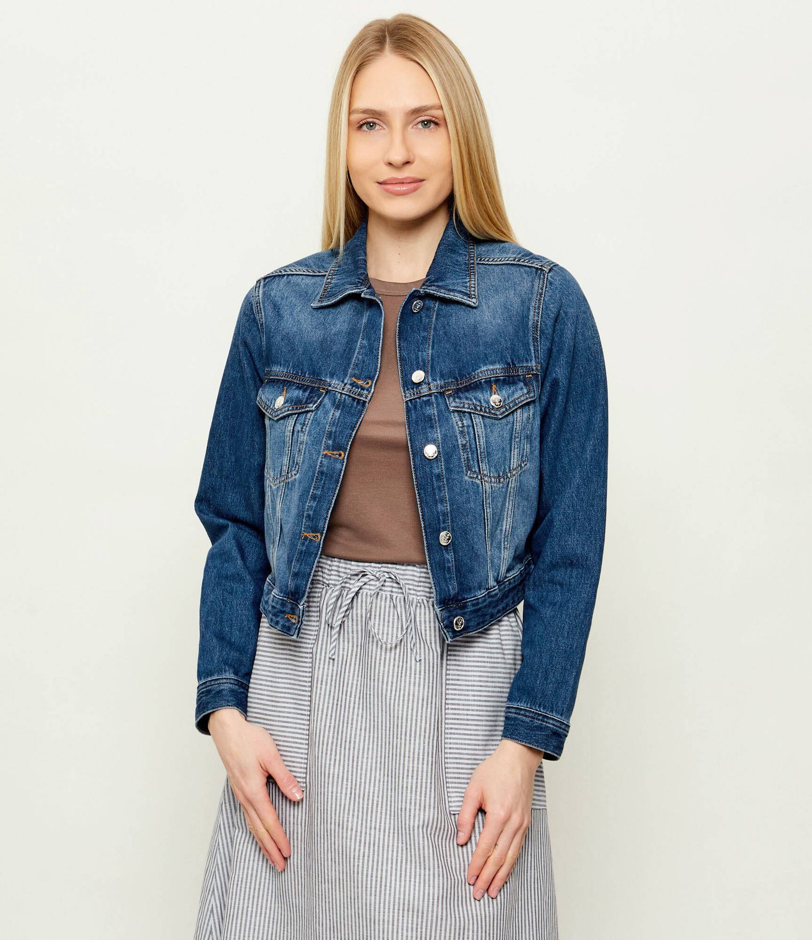Joop! Jeans Jeansowa kurtka Imani Cropped Fit