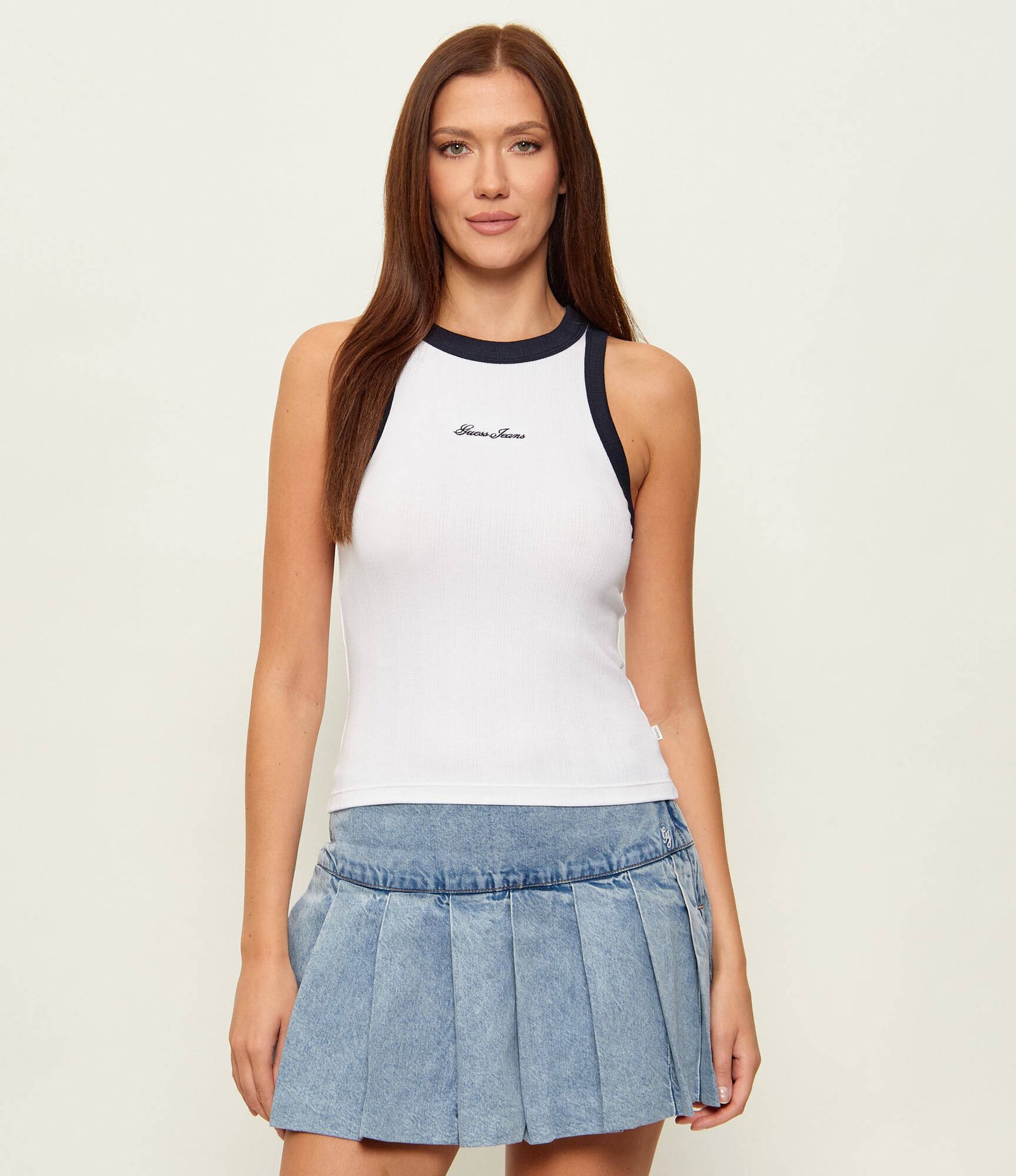 Guess Jeans Top RINGER Slim Fit