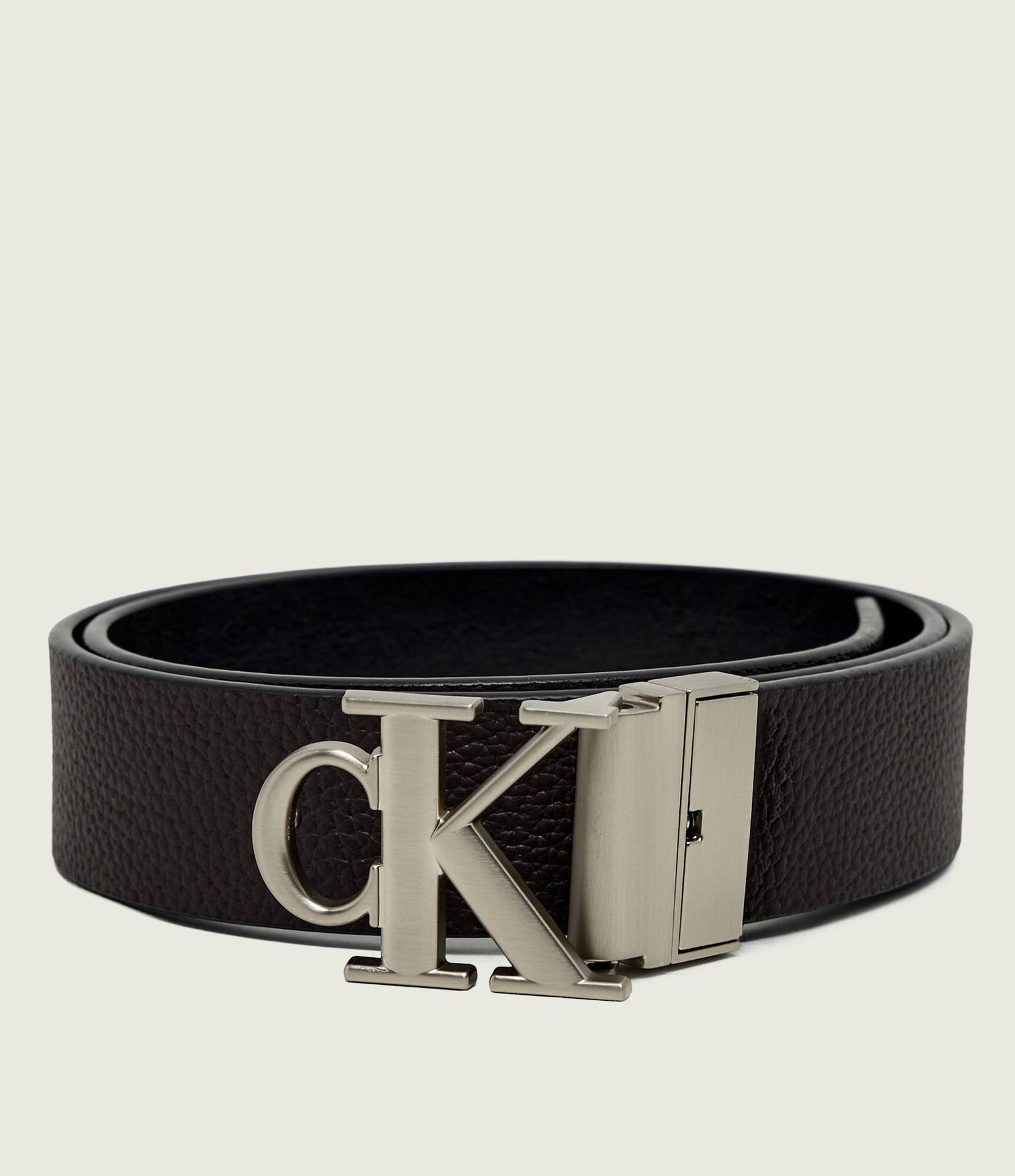 Calvin Klein Skórzany dwustronny pasek