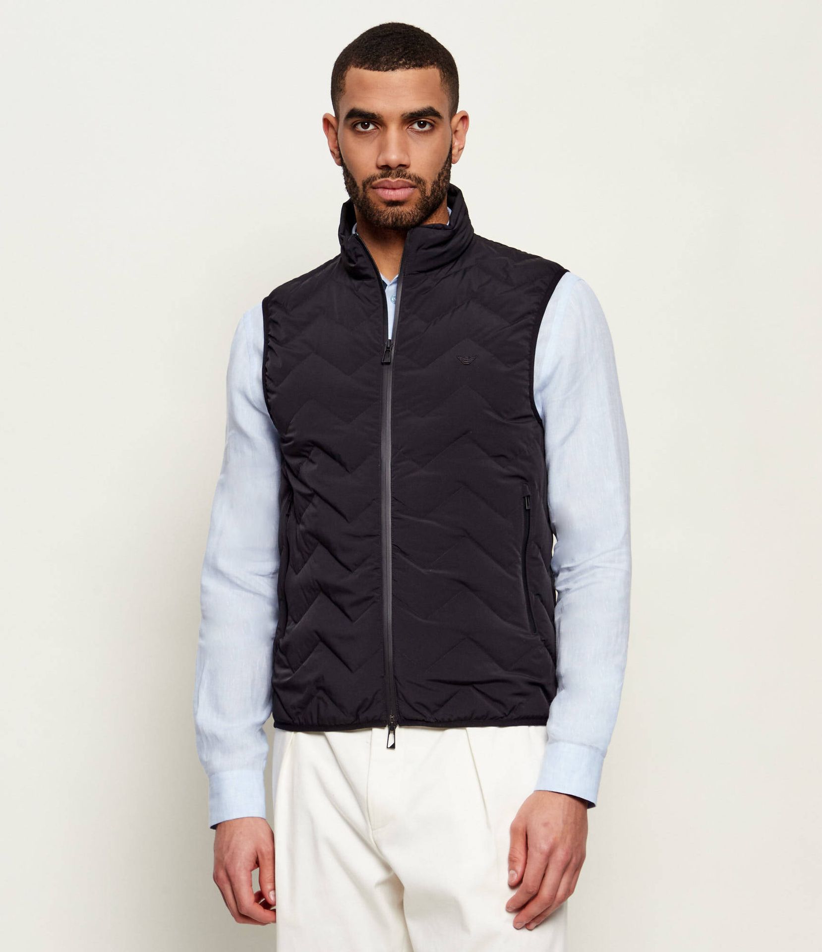 Emporio Armani Puchowy bezrękawnik Regular Fit