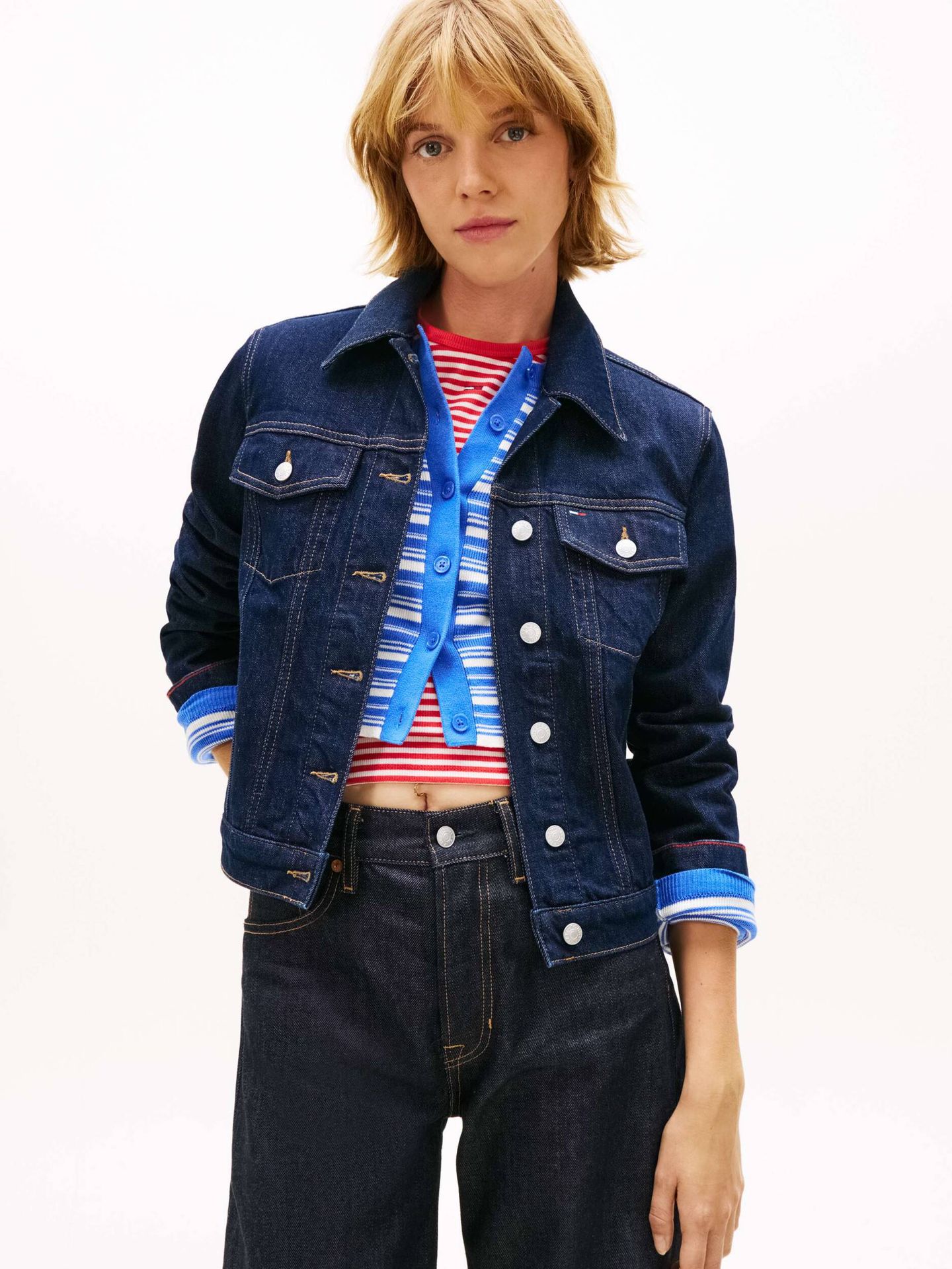 Tommy Jeans Kurtka jeansowa DI4156 Regular Fit