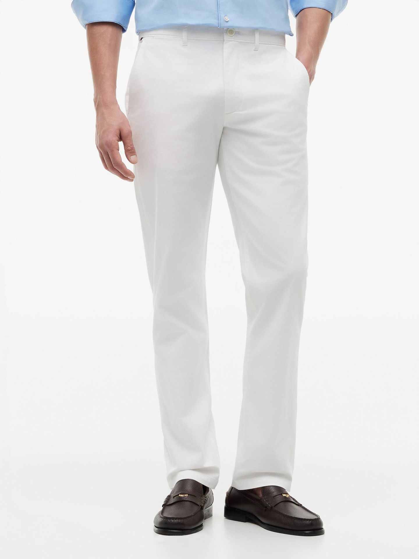 Tommy Hilfiger Spodnie chino Denton TH x F.C. Liverpool Straight fit