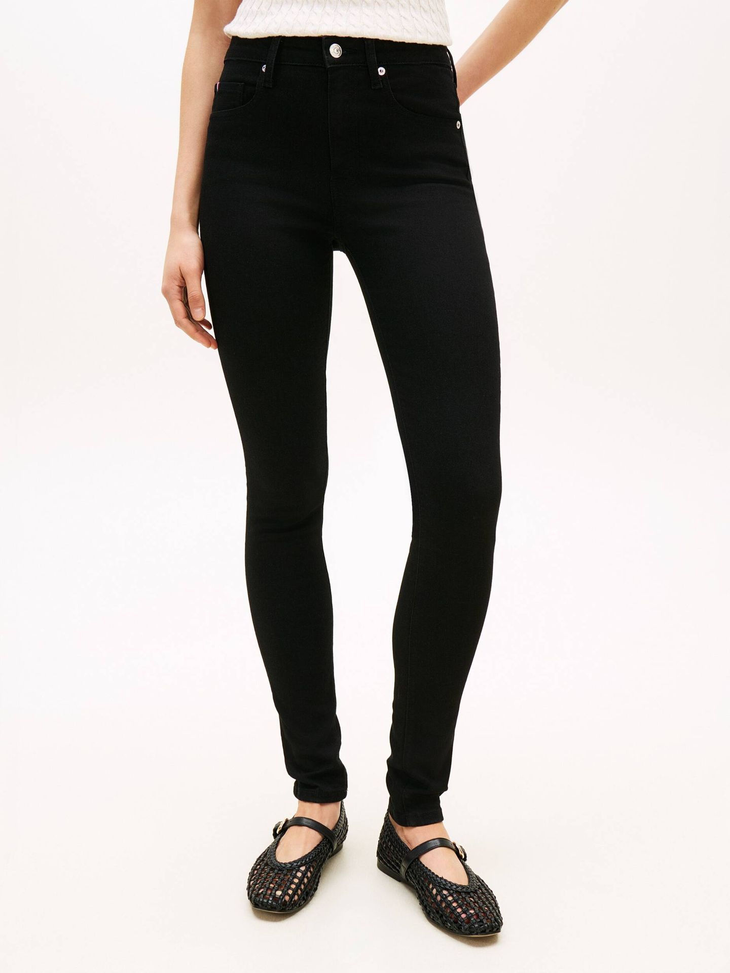 Tommy Hilfiger Jeansy Skinny fit mid waist