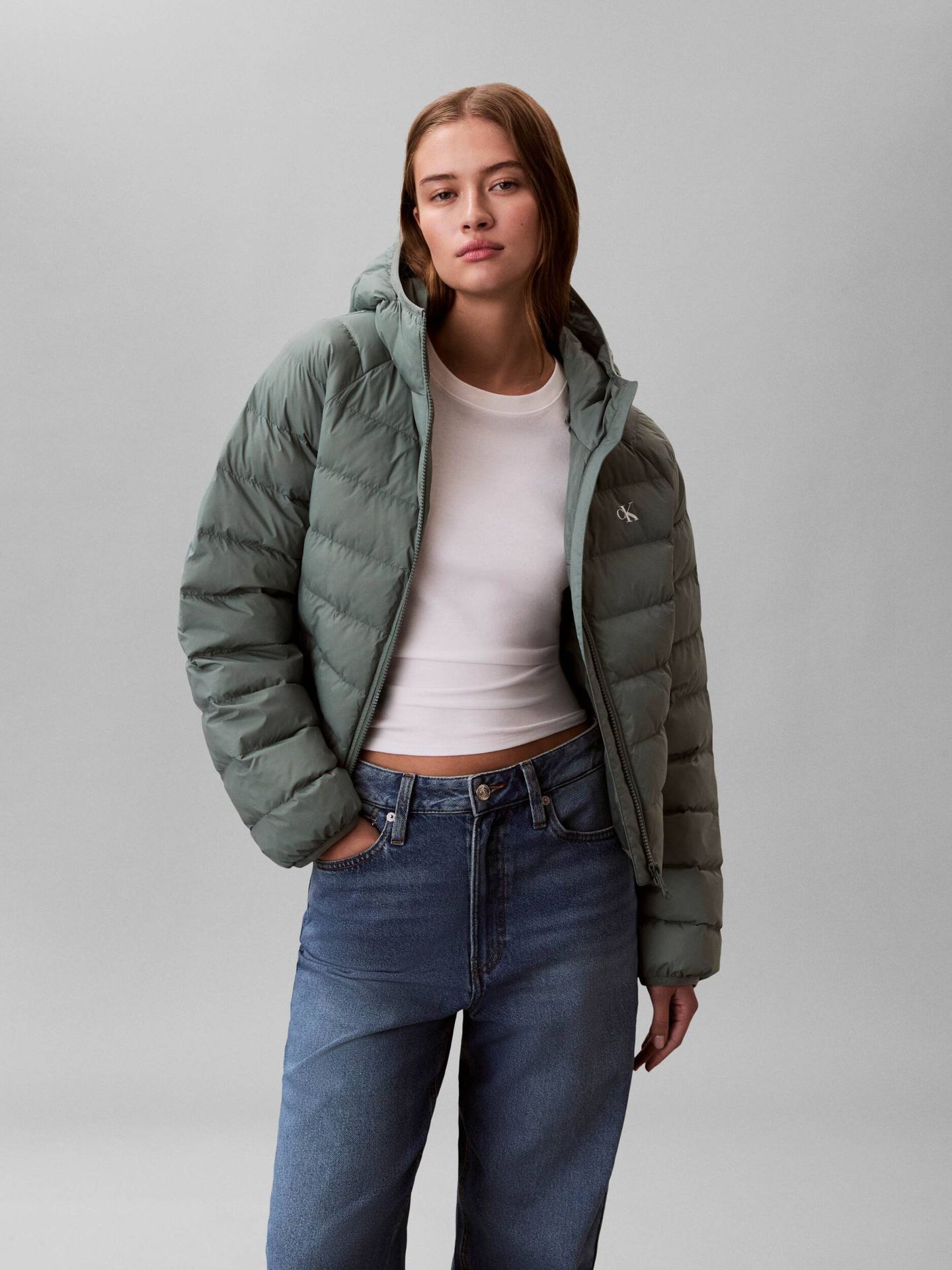 Calvin Klein Jeans Kurtka Cropped Fit