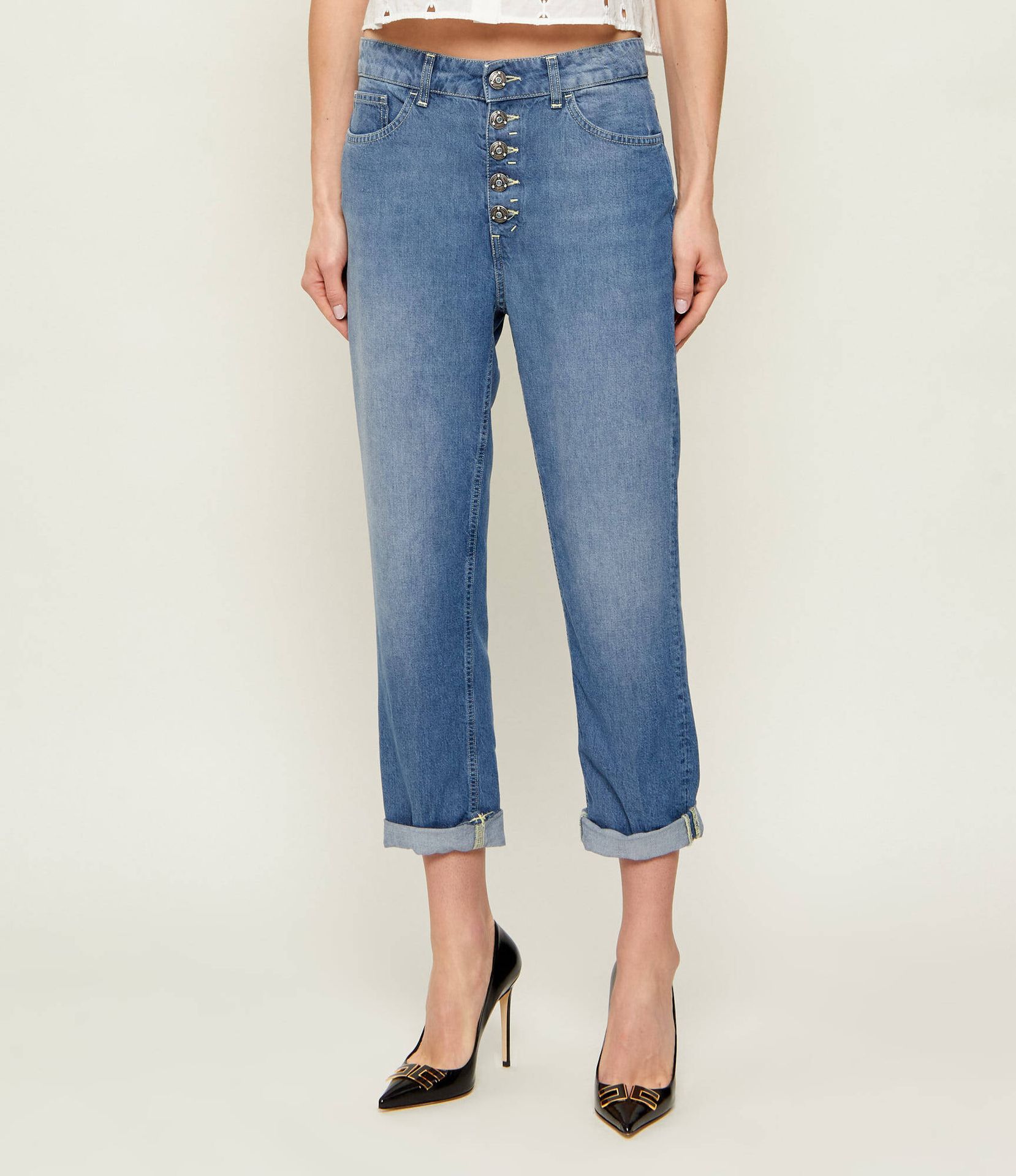 DONDUP - made in Italy Jeansy KOONS Loose fit