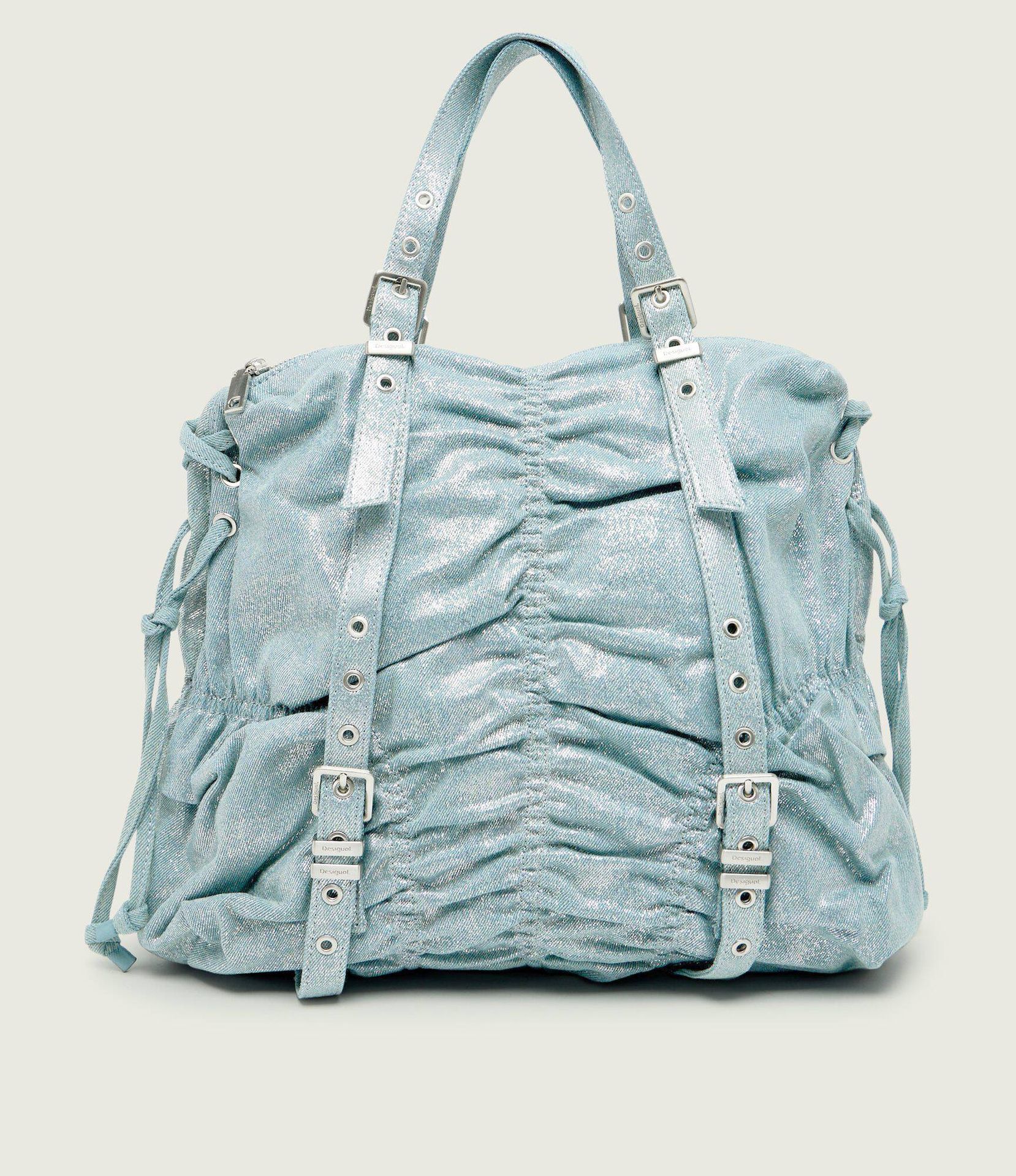 Desigual Jeansowy plecak/torebka GATHERED MINI