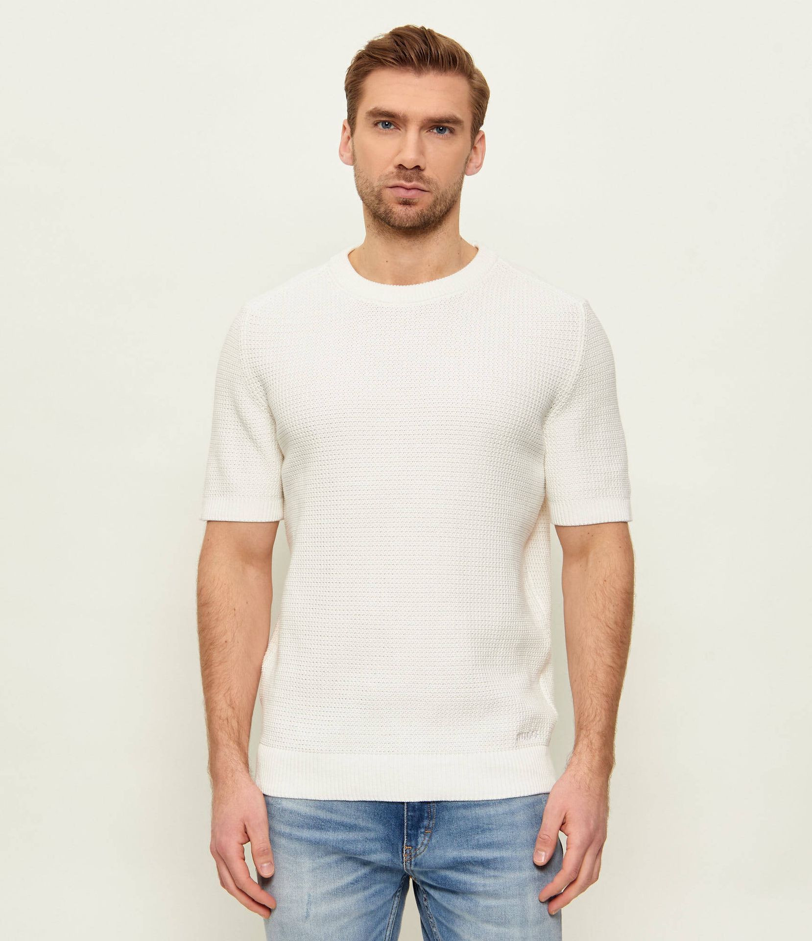 HUGO Sweter Saffon Relaxed fit