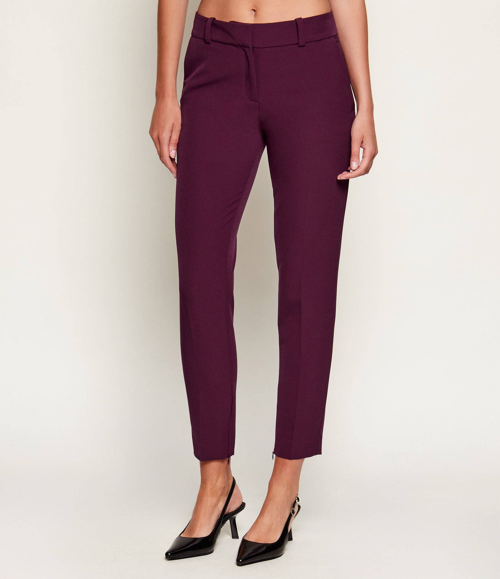 HUGO Spodnie cygaretki Hedima-1 Slim Fit