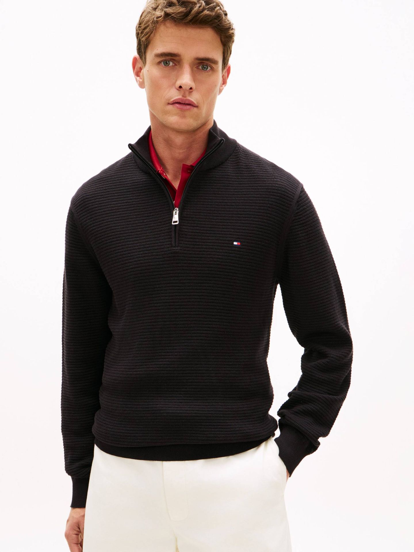 Tommy Hilfiger Półgolf Regular Fit