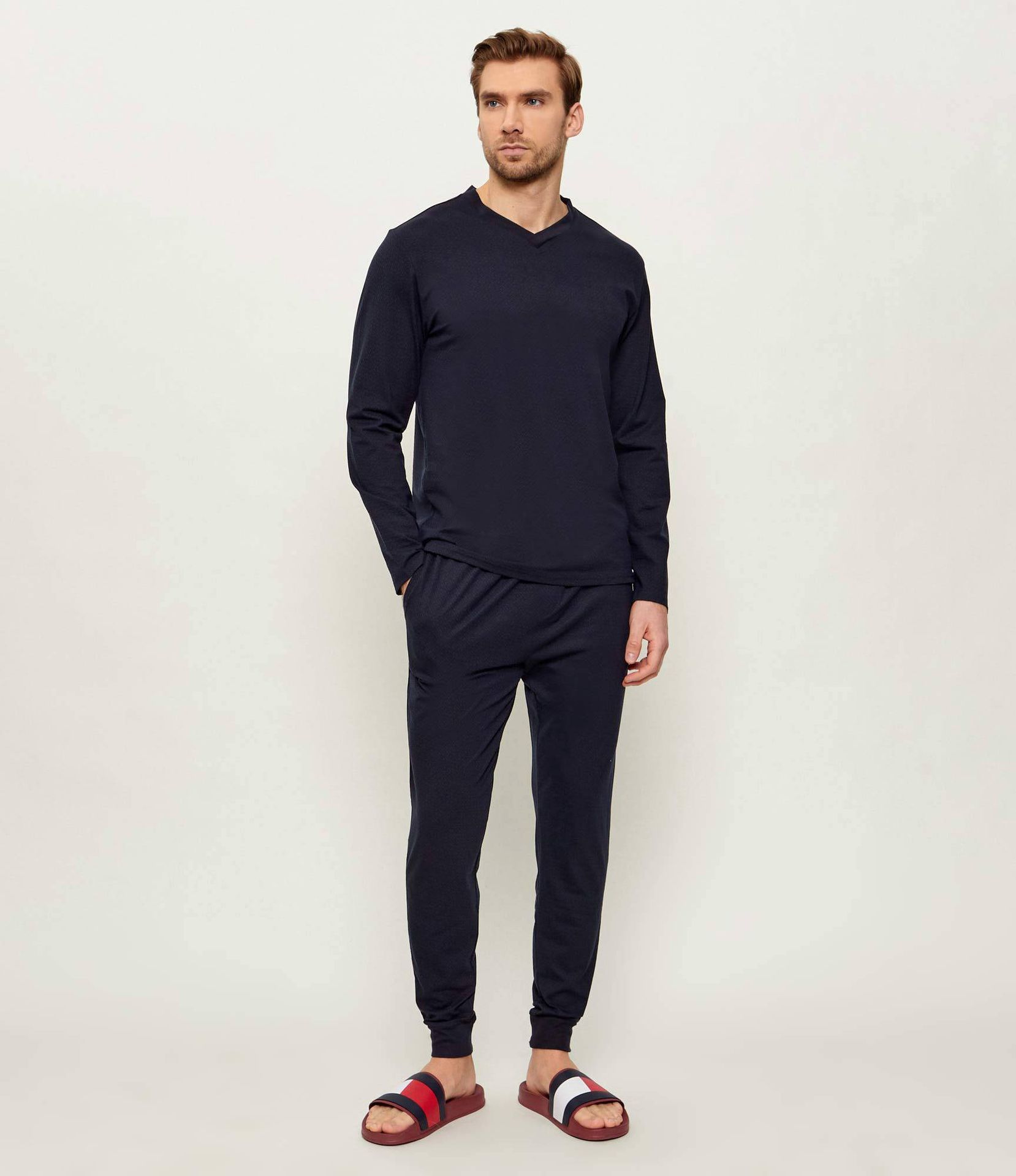 BOSS BLACK Piżama Energetic Regular Fit mercerised