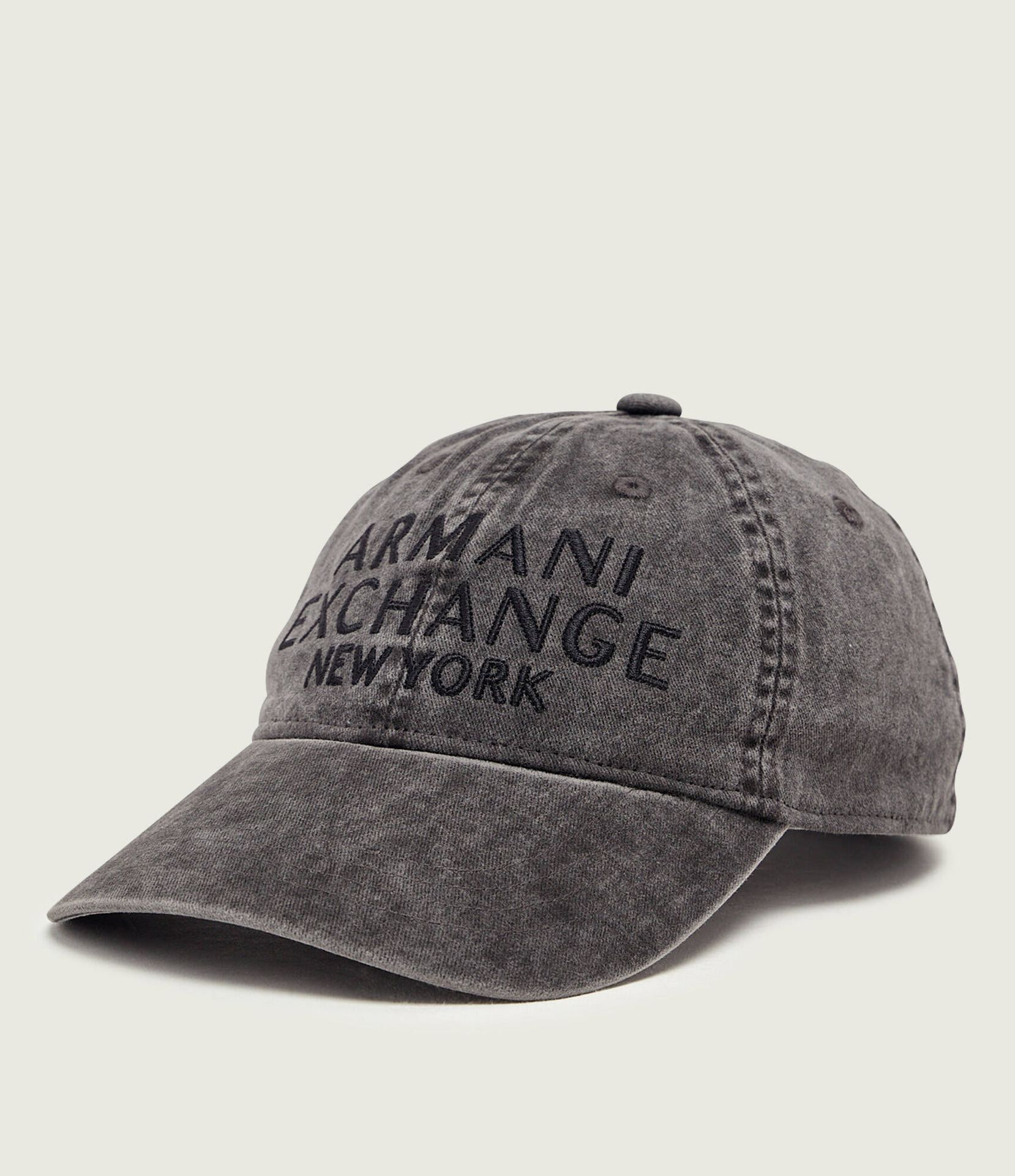 Armani Exchange Jeansowa bejsbolówka