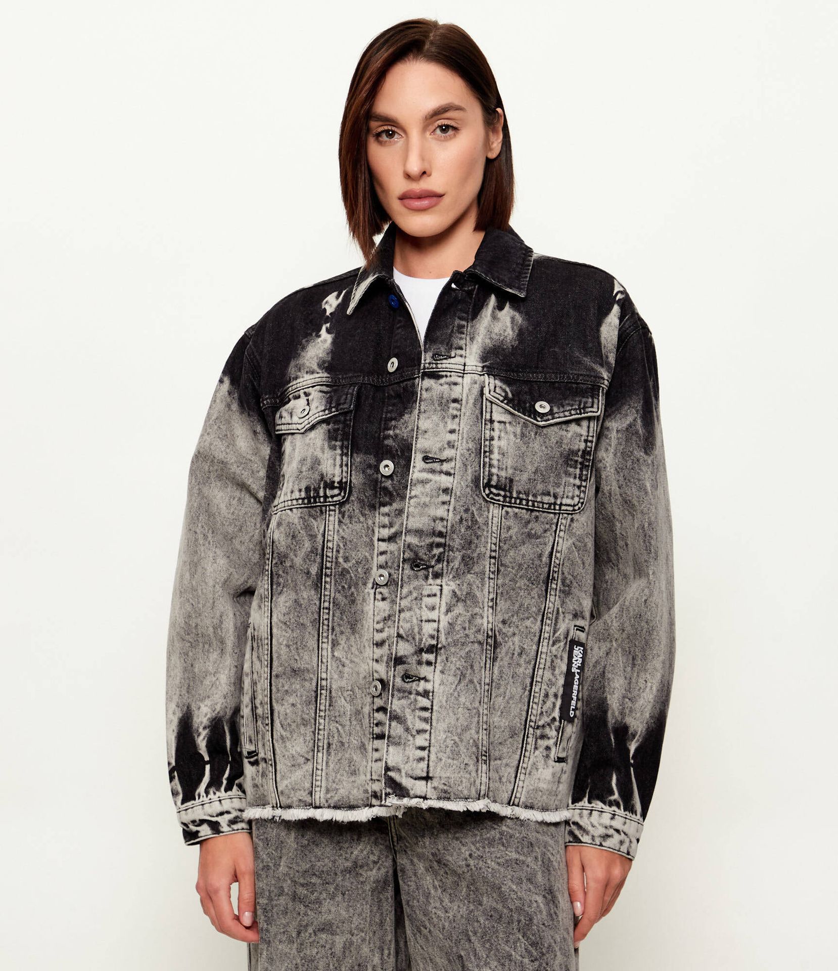 Karl Lagerfeld Jeans Kurtka jeansowa Relaxed fit