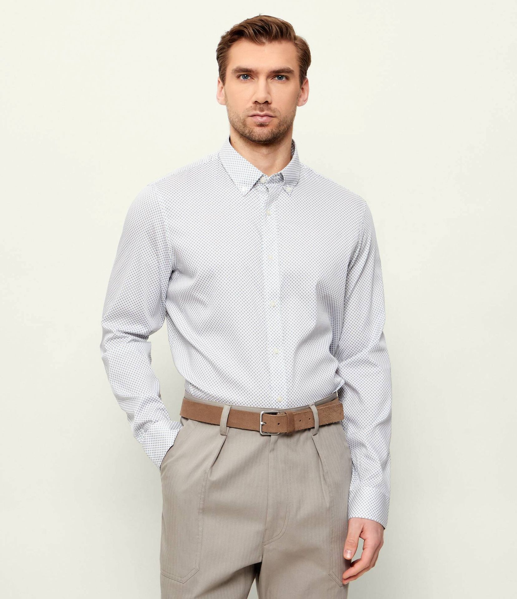 Michael Kors Koszula Classic fit stretch