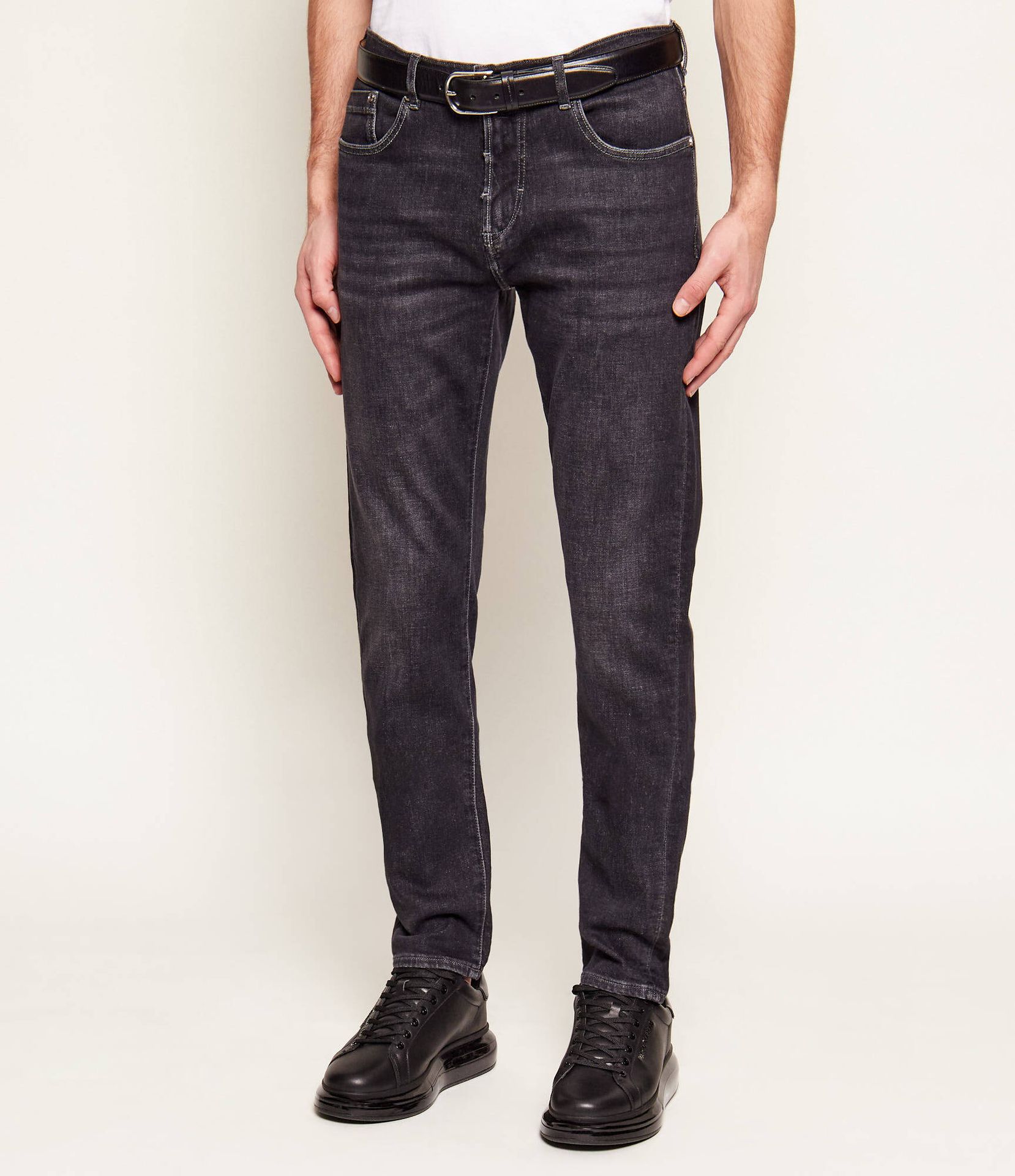 Karl Lagerfeld Jeansy JORDAN Tapered fit mid waist