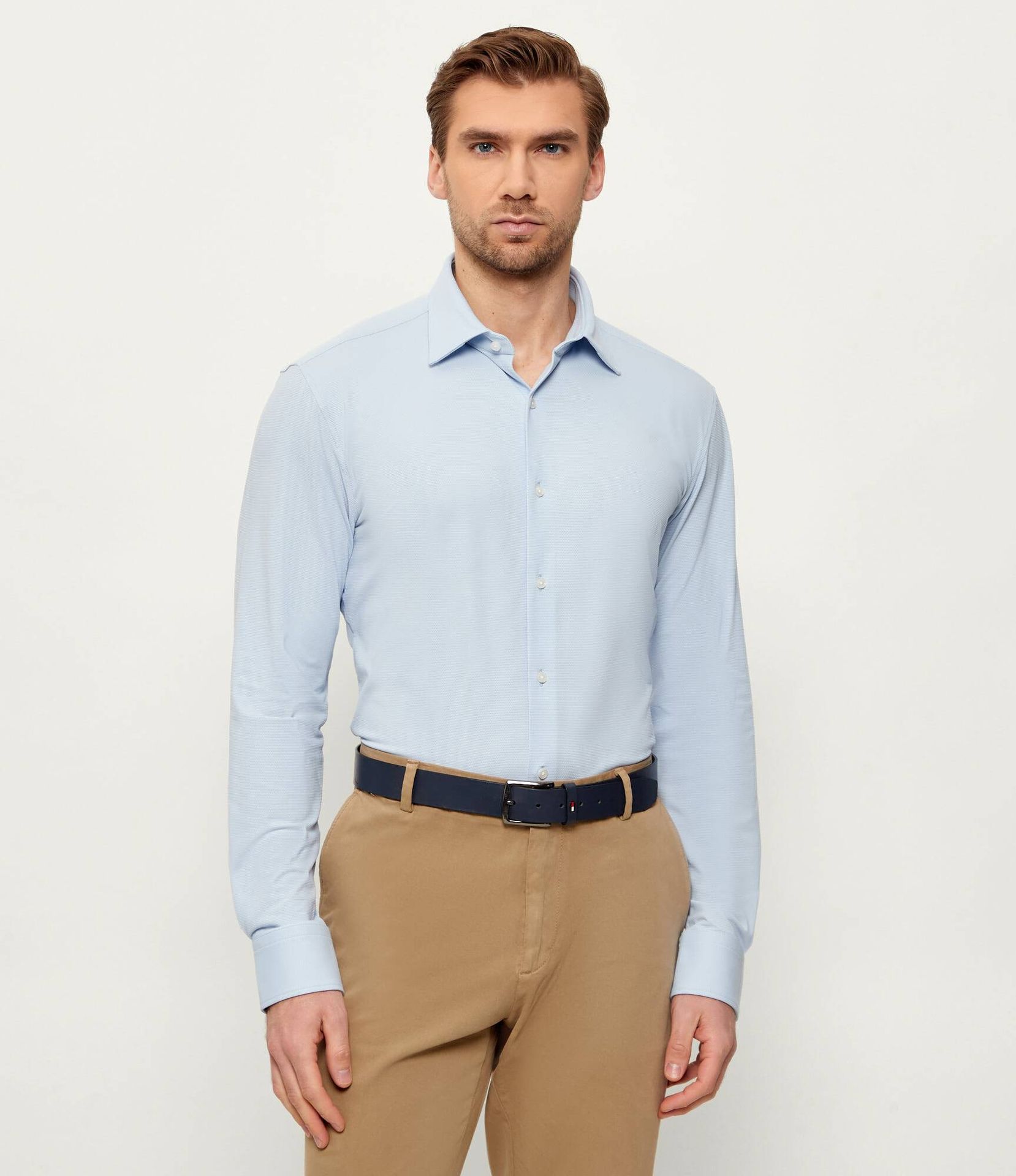 BOSS BLACK Koszula P-HANK-K-261 Slim Fit stretch