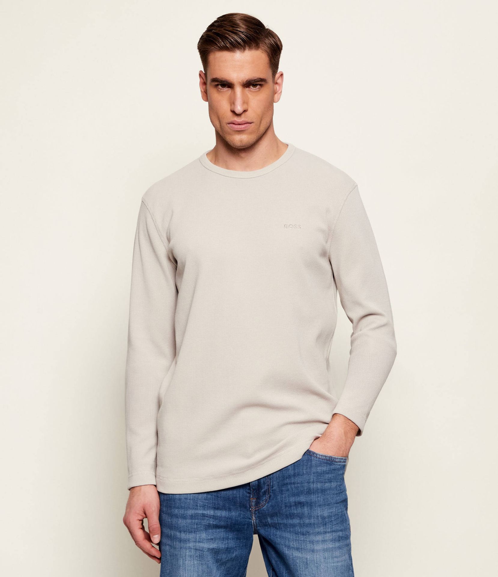 BOSS ORANGE Longsleeve Tempesto Regular Fit