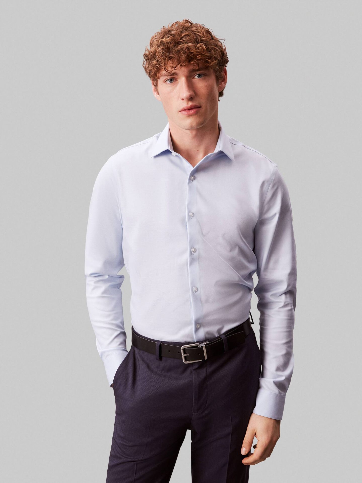 Calvin Klein Koszula Slim Fit stretch