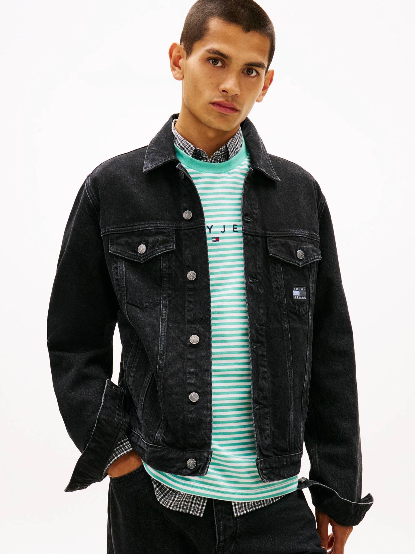 Tommy Jeans Jeansowa kurtka Ryan Regular Fit