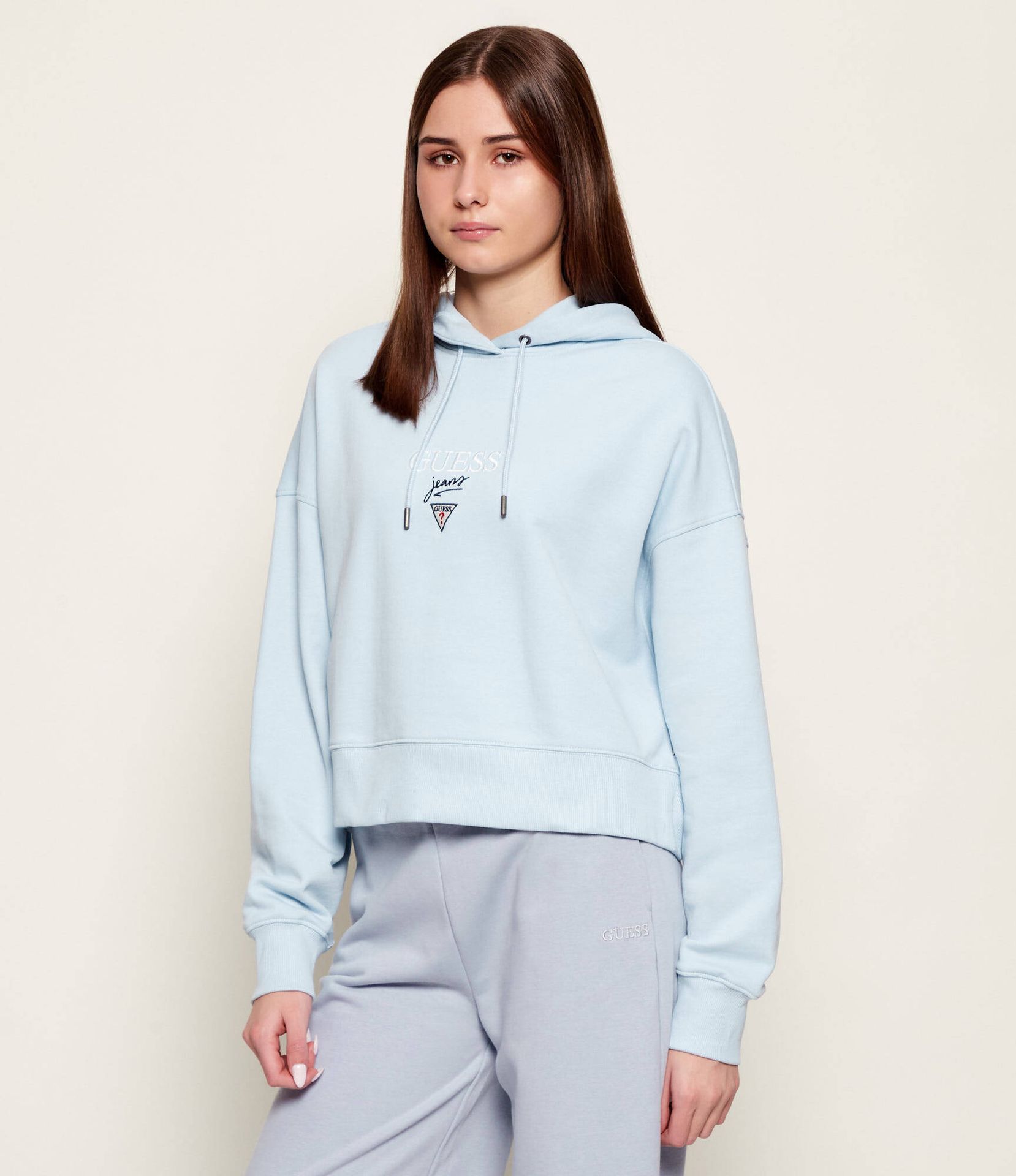Guess Jeans Bluza DROP Relaxed fit