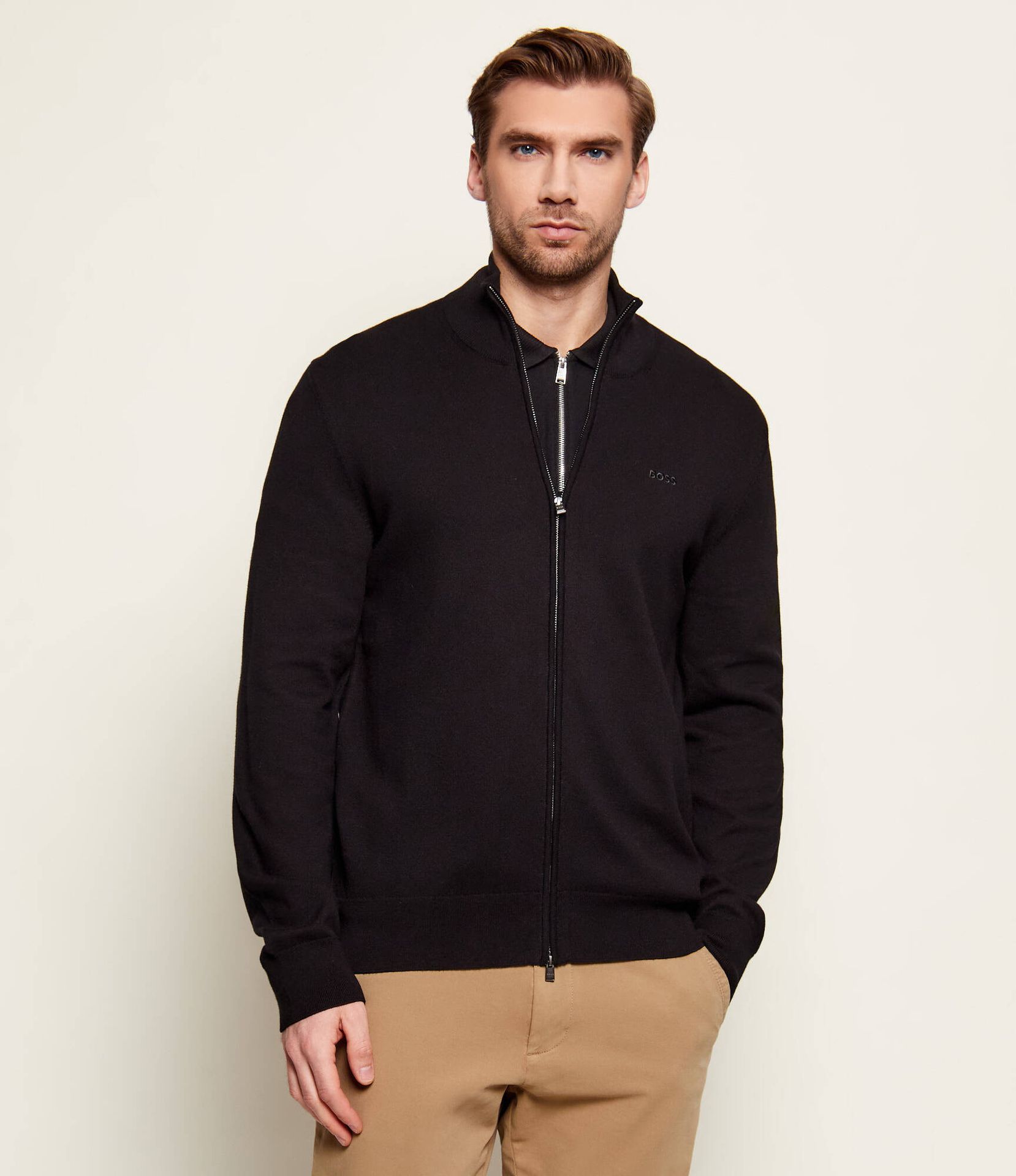 BOSS BLACK Sweter Upalano-L Regular Fit