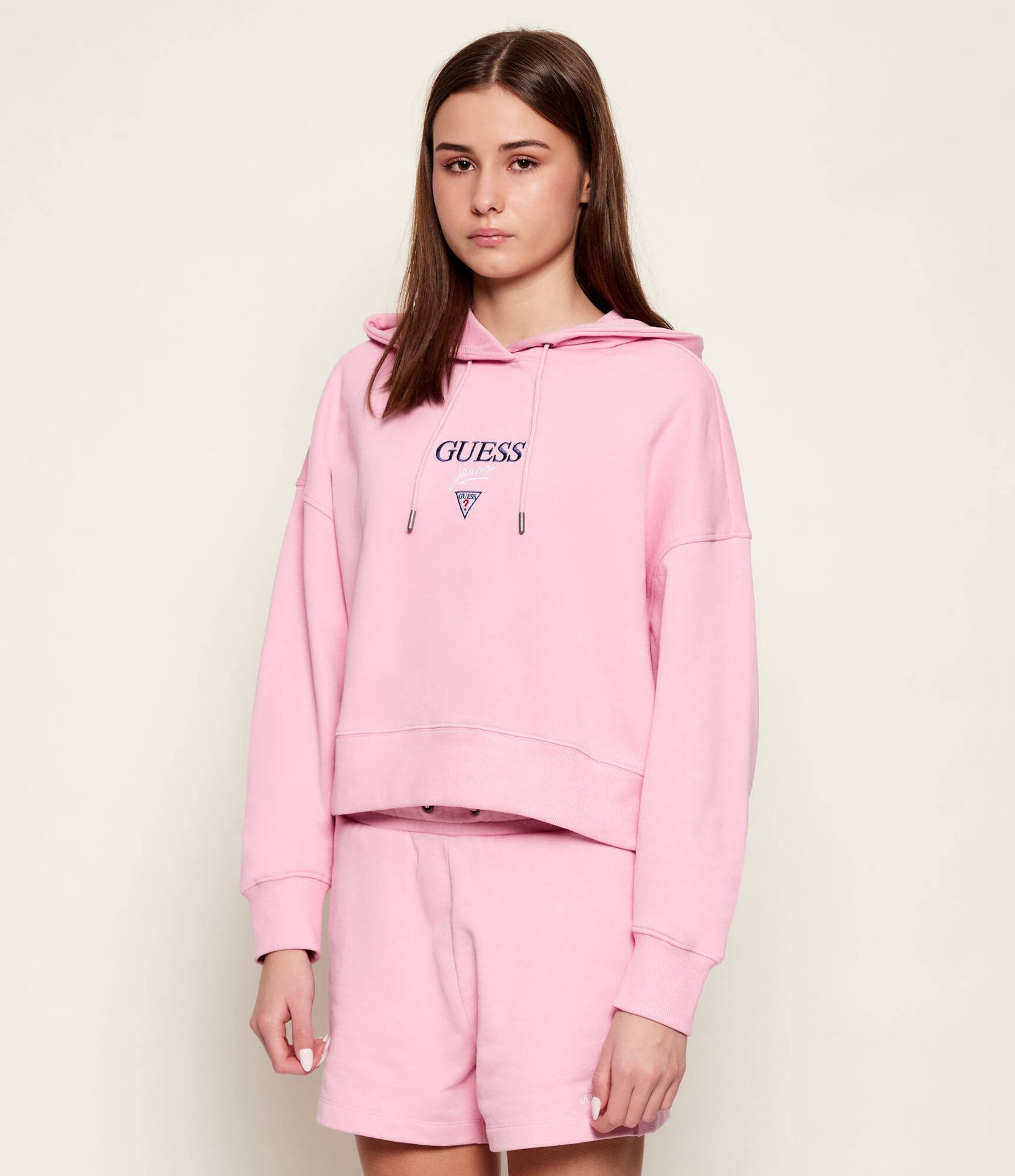 Guess Jeans Bluza DROP Relaxed fit
