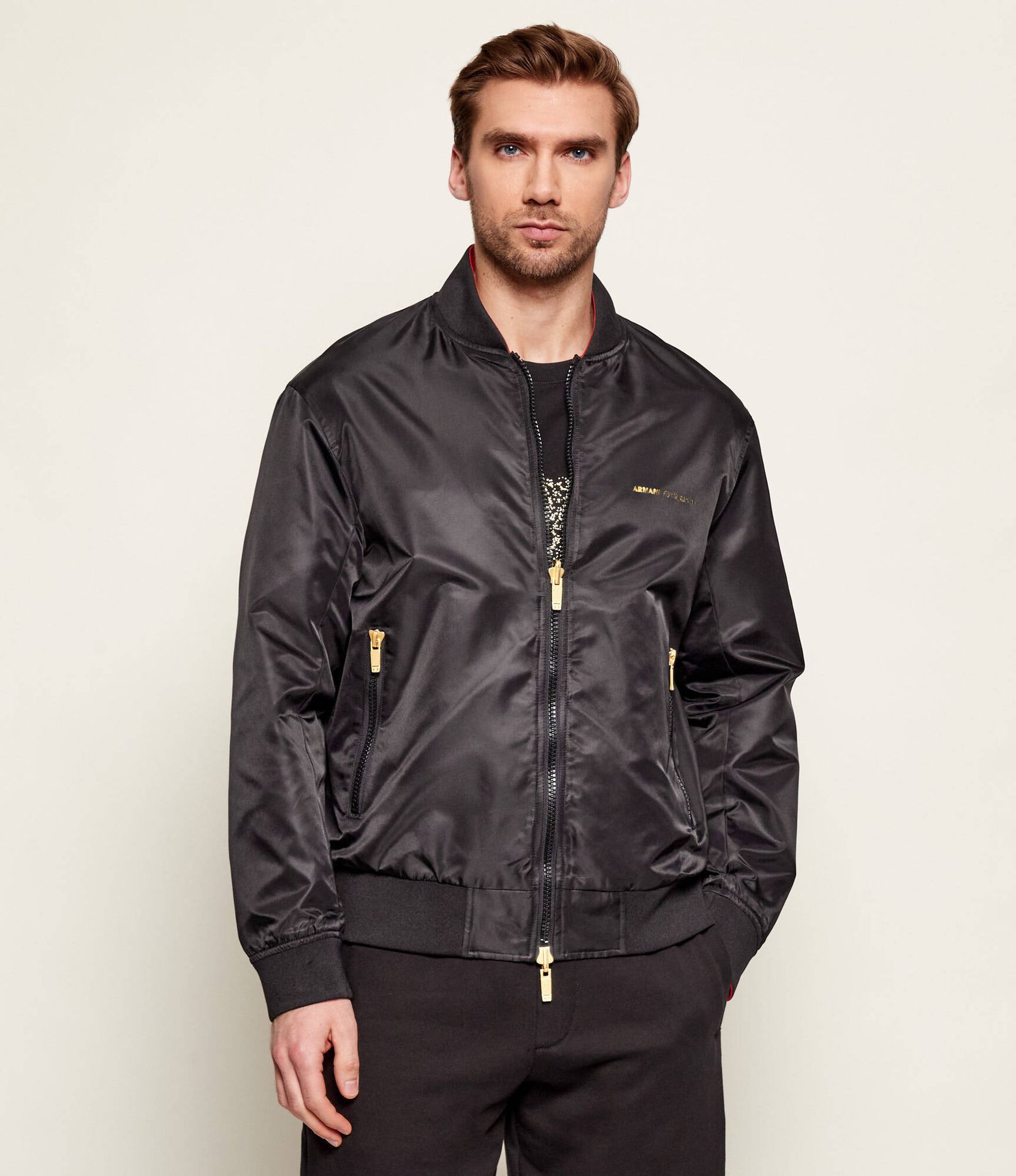 Armani Exchange Dwustronna kurtka bomber Regular Fit