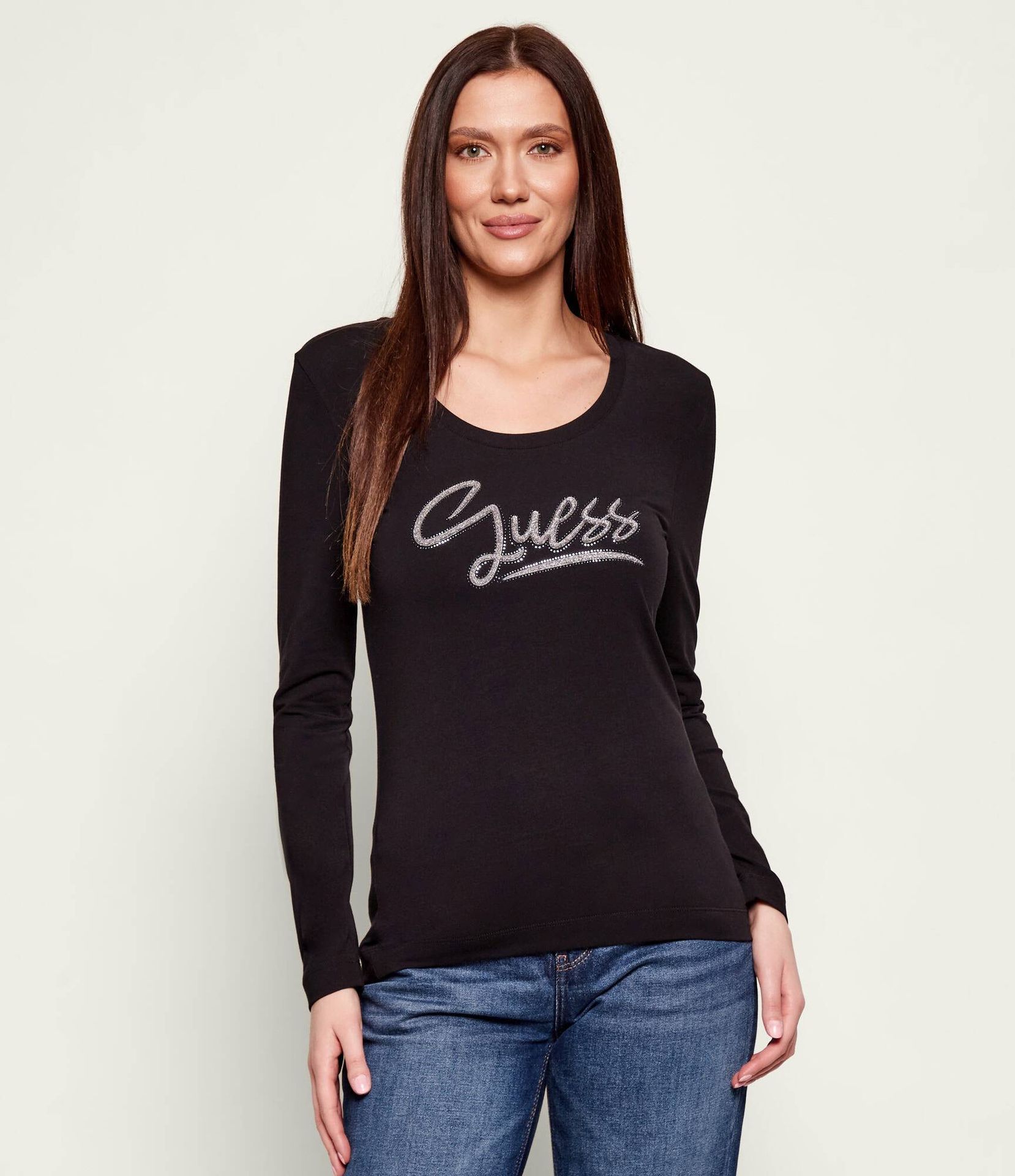 GUESS Bluzka Slim Fit