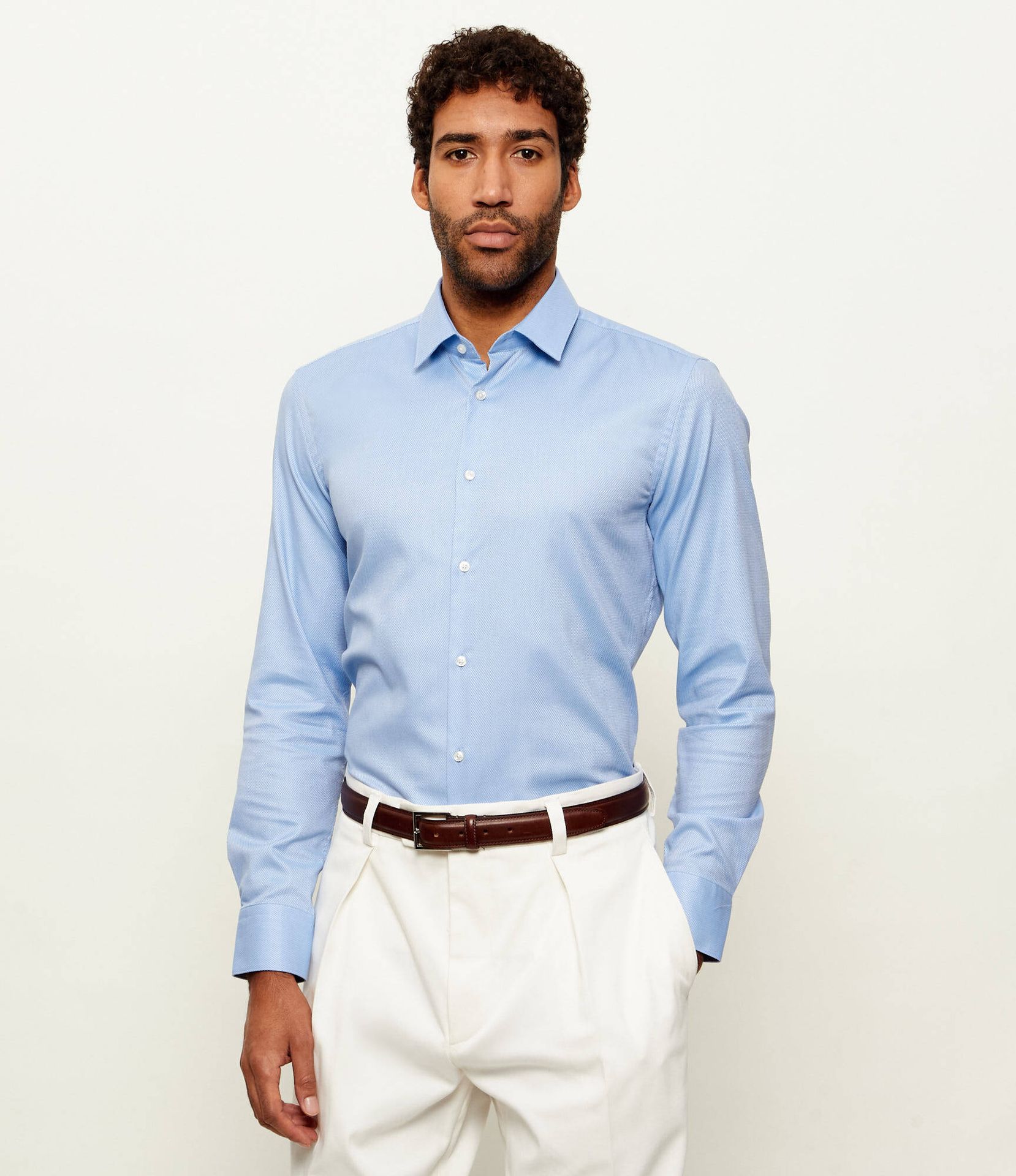 BOSS BLACK Koszula H-HANK-s-kent-C1-232 Slim Fit easy iron
