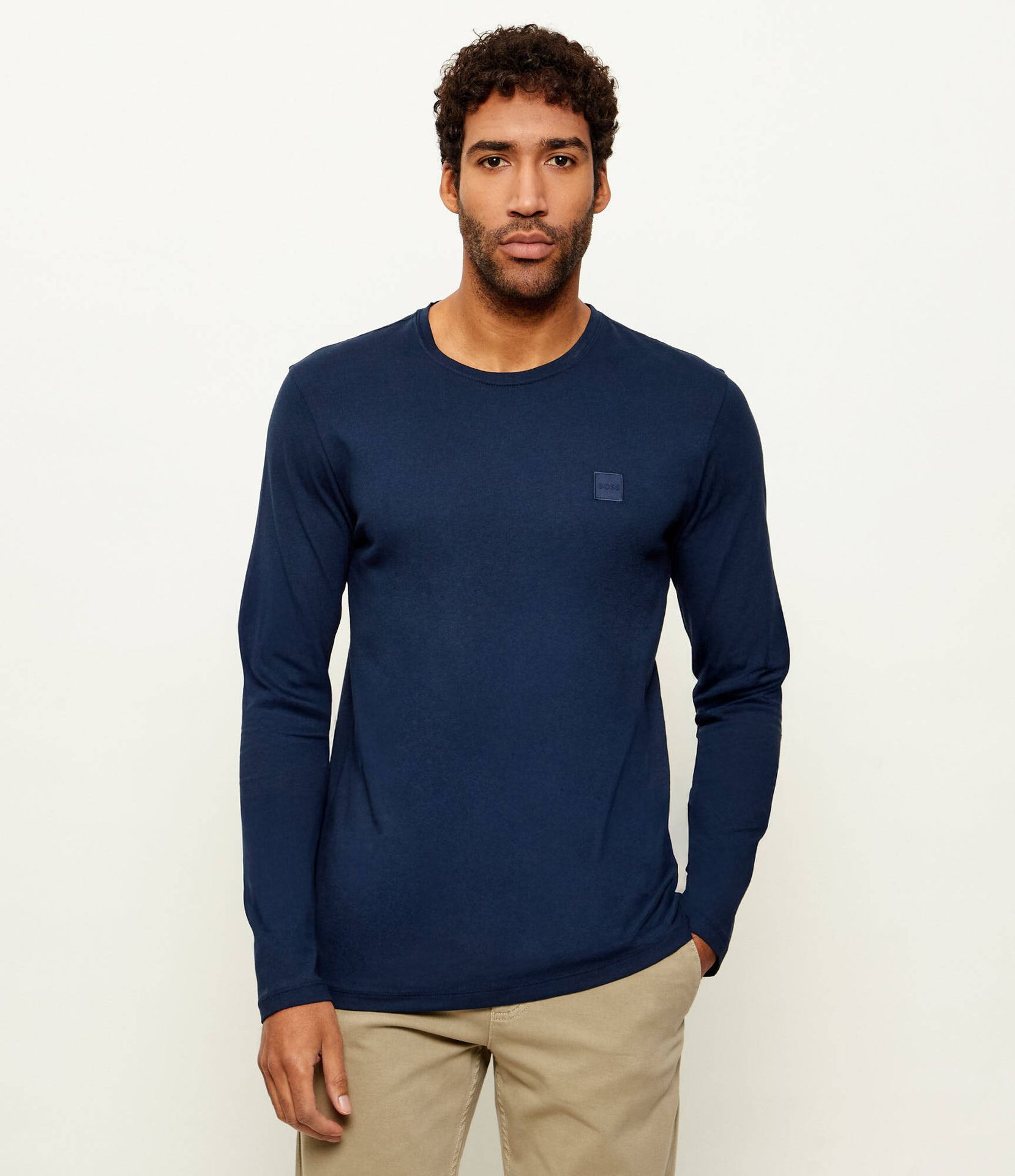 BOSS ORANGE Longsleeve Tacks Regular Fit