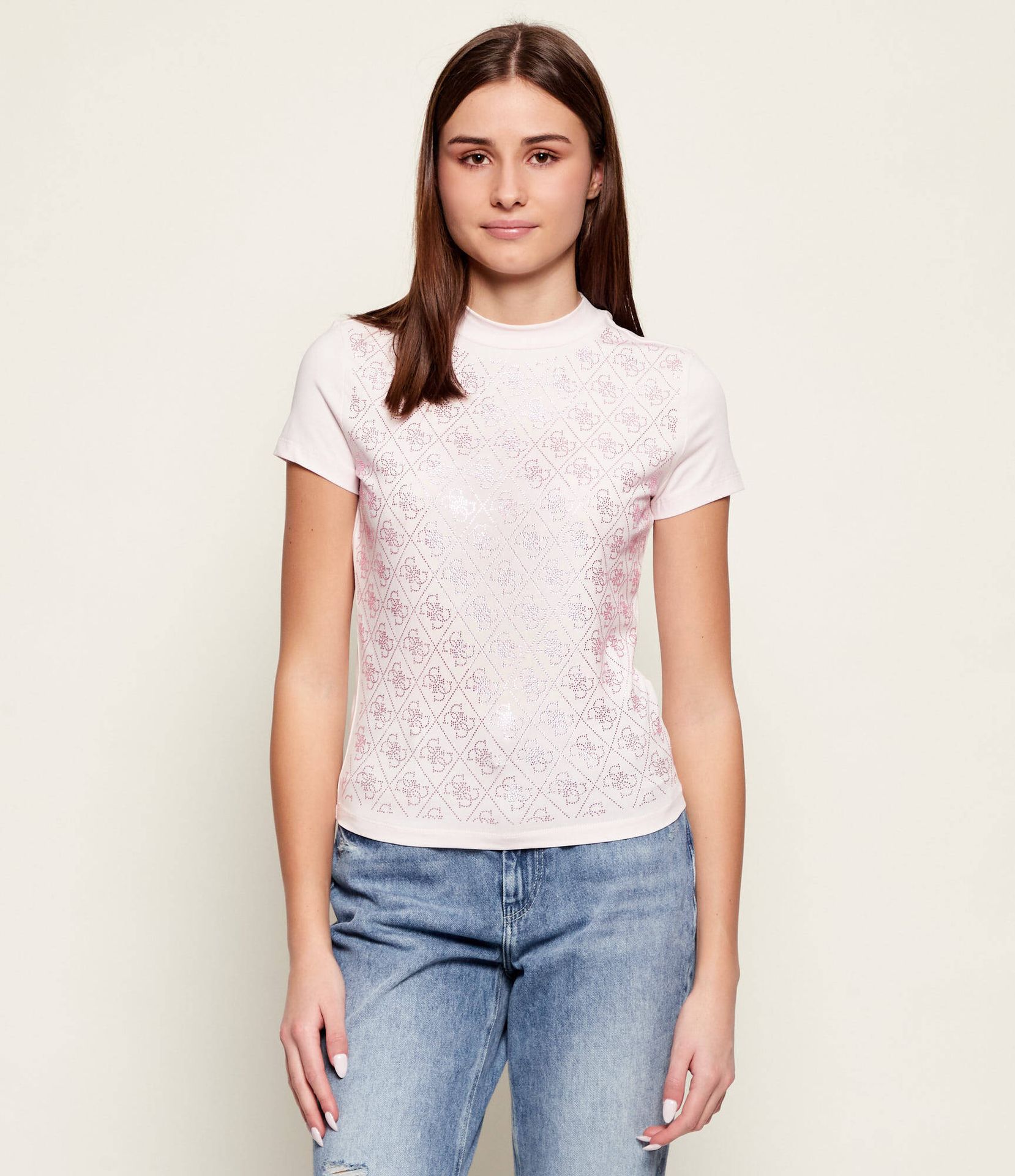 GUESS Półgolf Slim Fit
