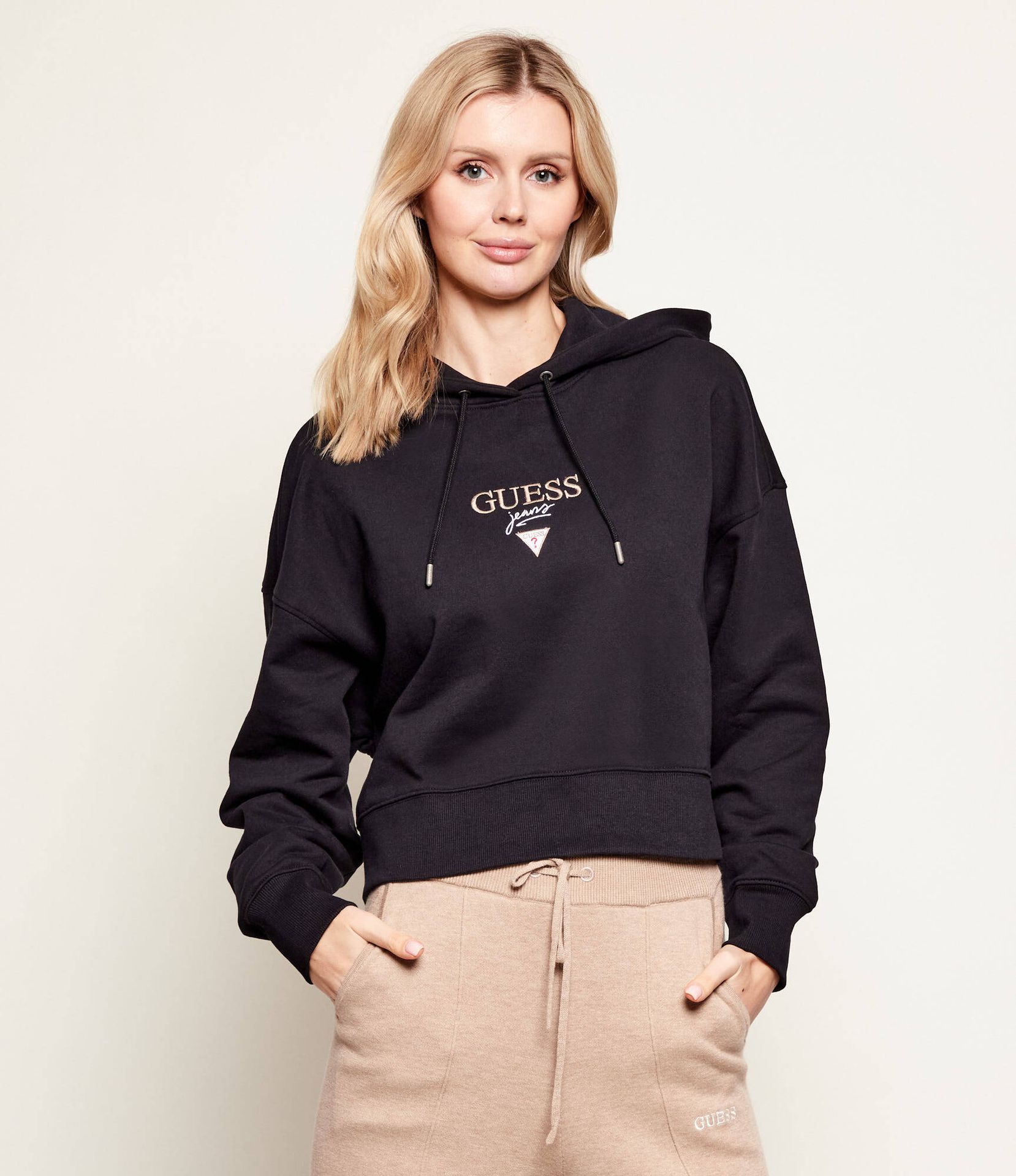 Guess Jeans Bluza DROP Relaxed fit