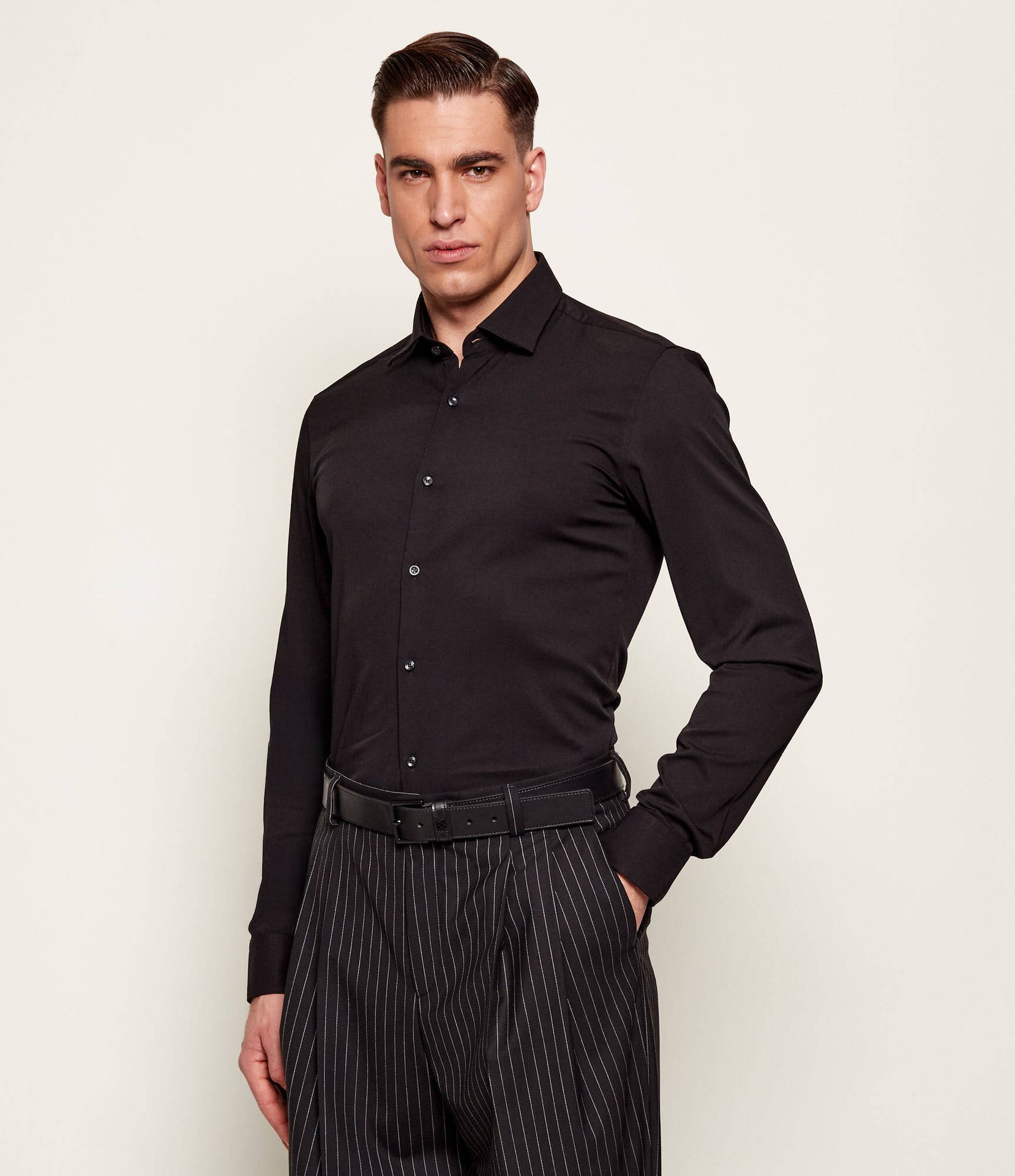 HUGO Koszula Kenno Slim Fit stretch