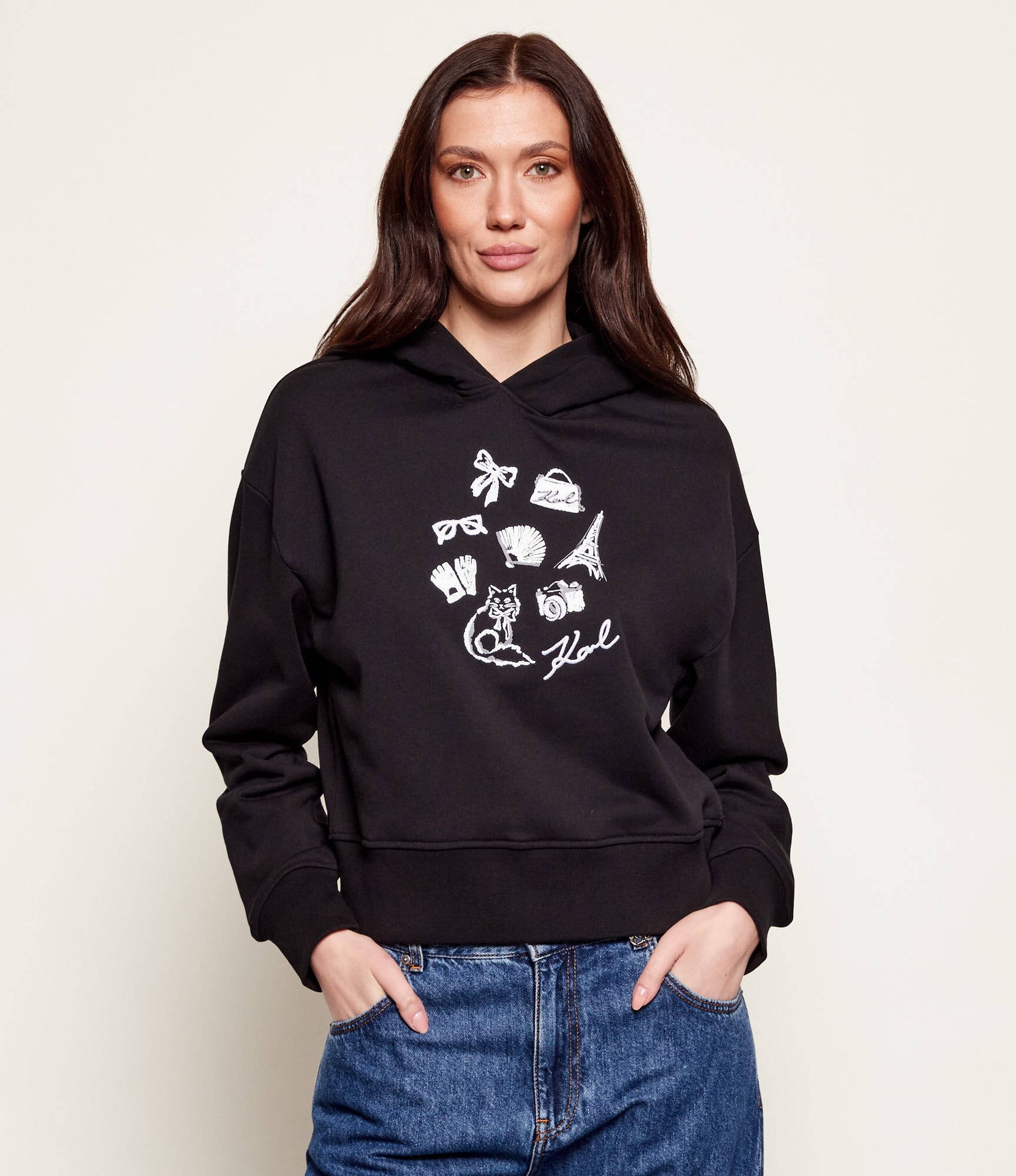 Karl Lagerfeld Bluza Karl symbols Regular Fit