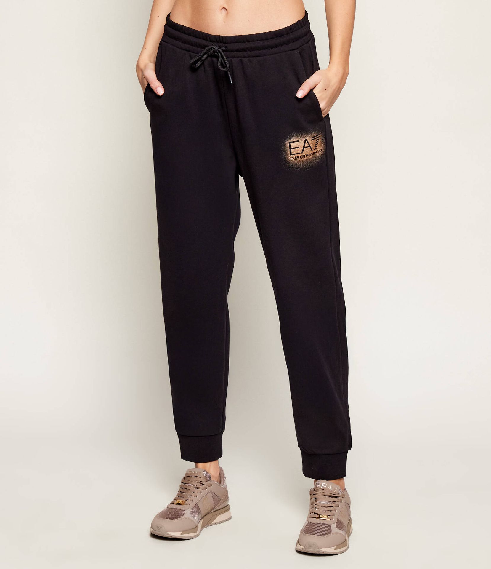 EA7 Spodnie dresowe Relaxed fit