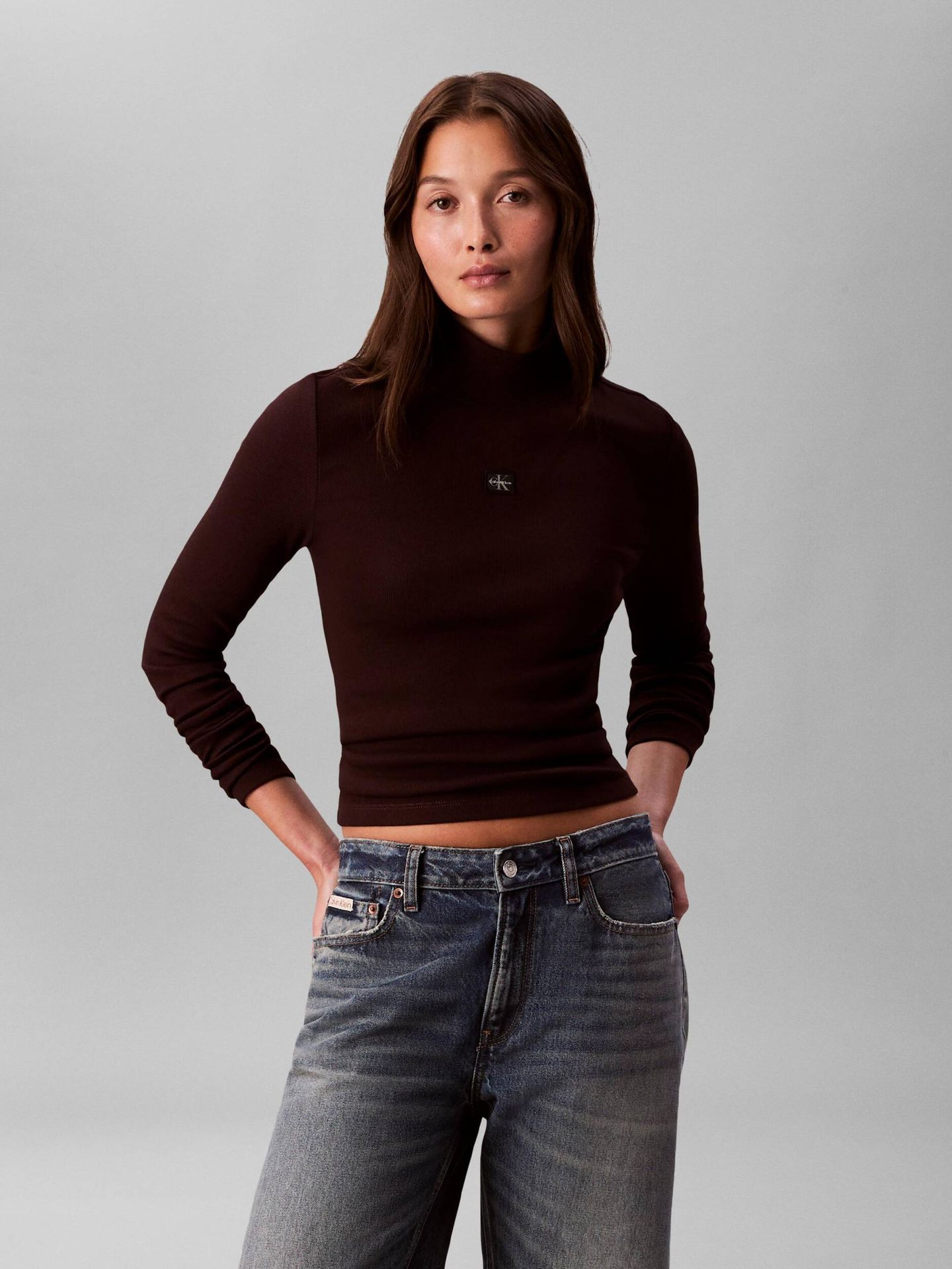 Calvin Klein Jeans Półgolf Slim Fit
