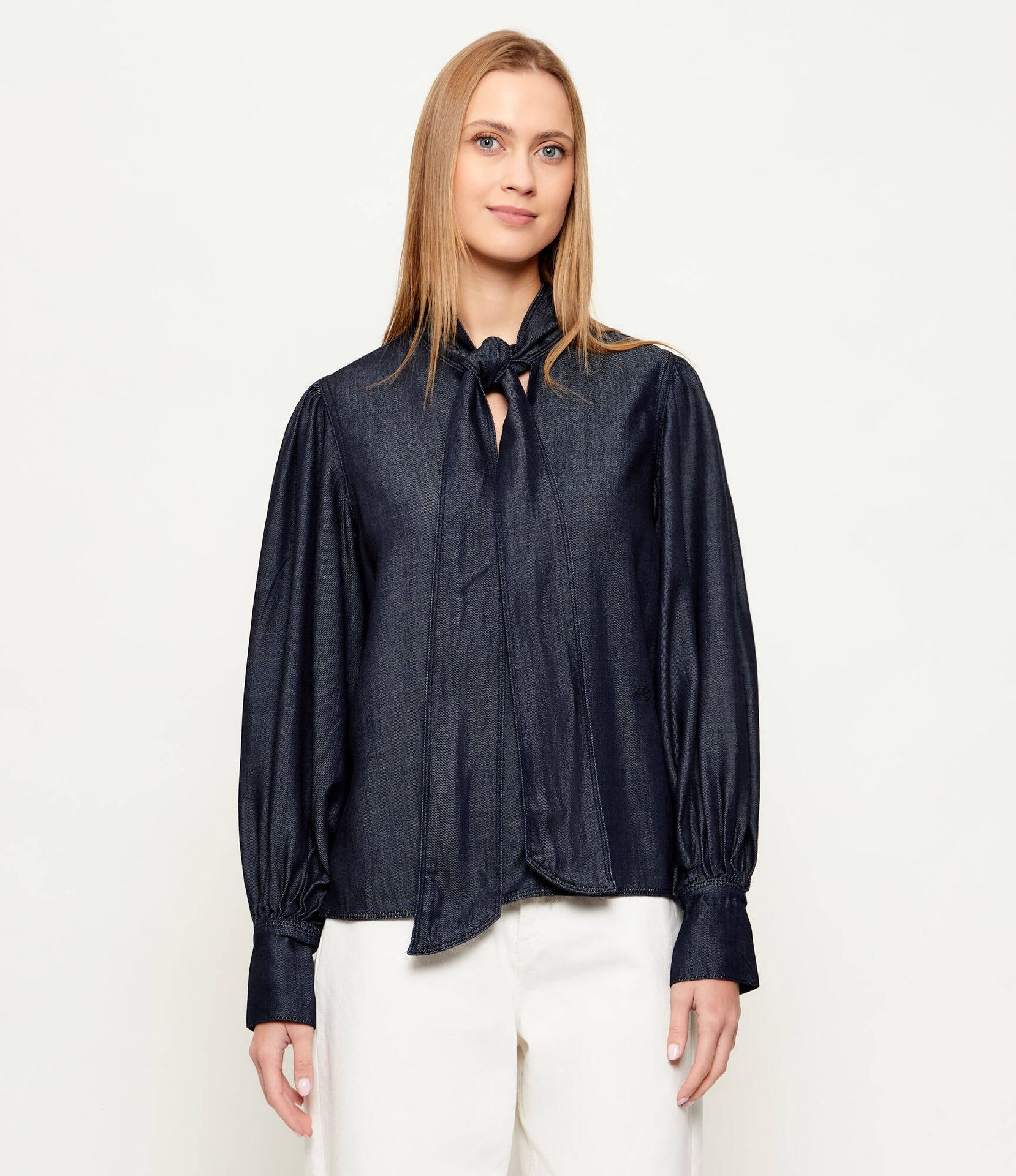 Karl Lagerfeld Jeansowa bluzka FLUID Regular Fit