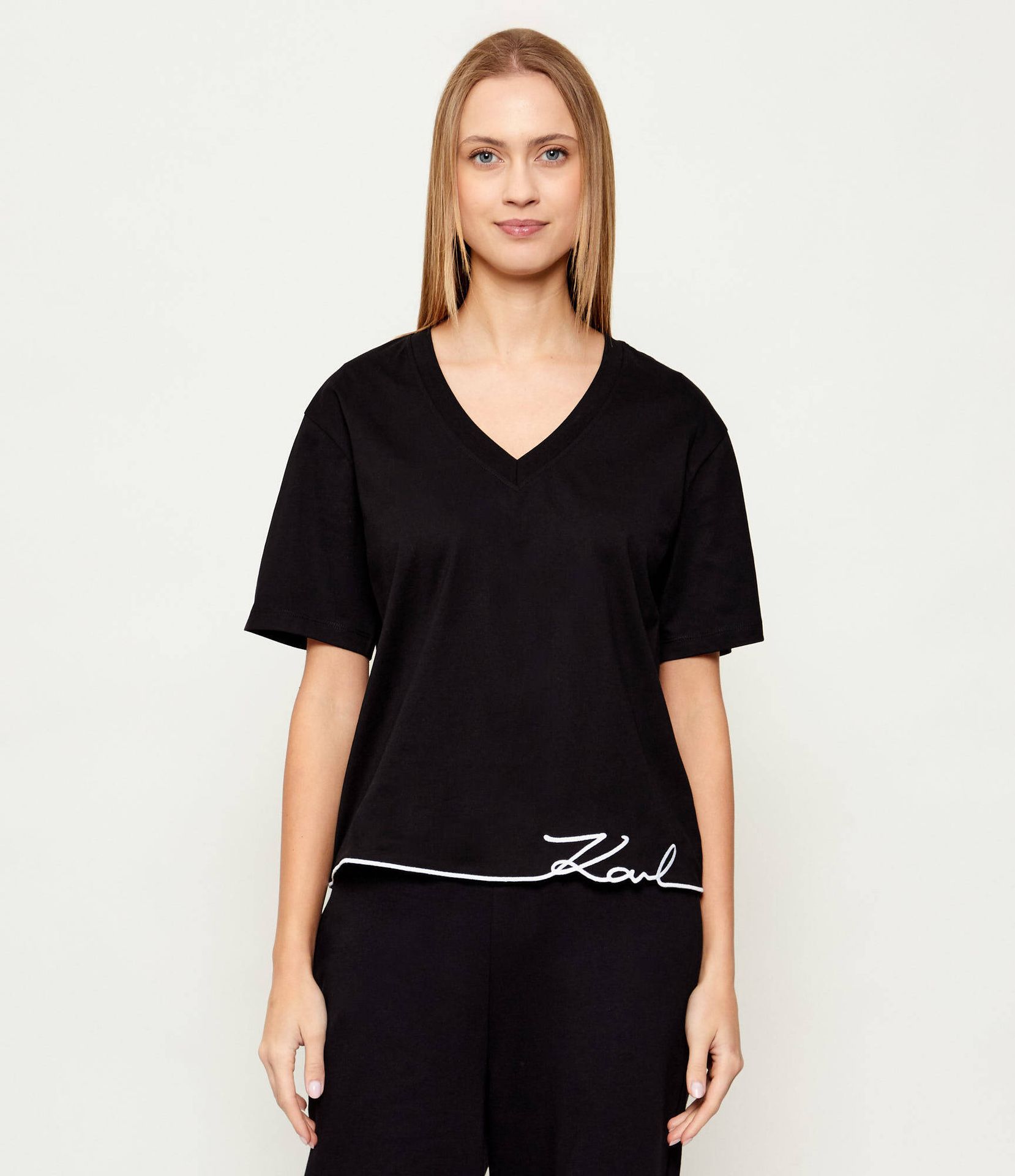 Karl Lagerfeld T-shirt signature Oversize fit