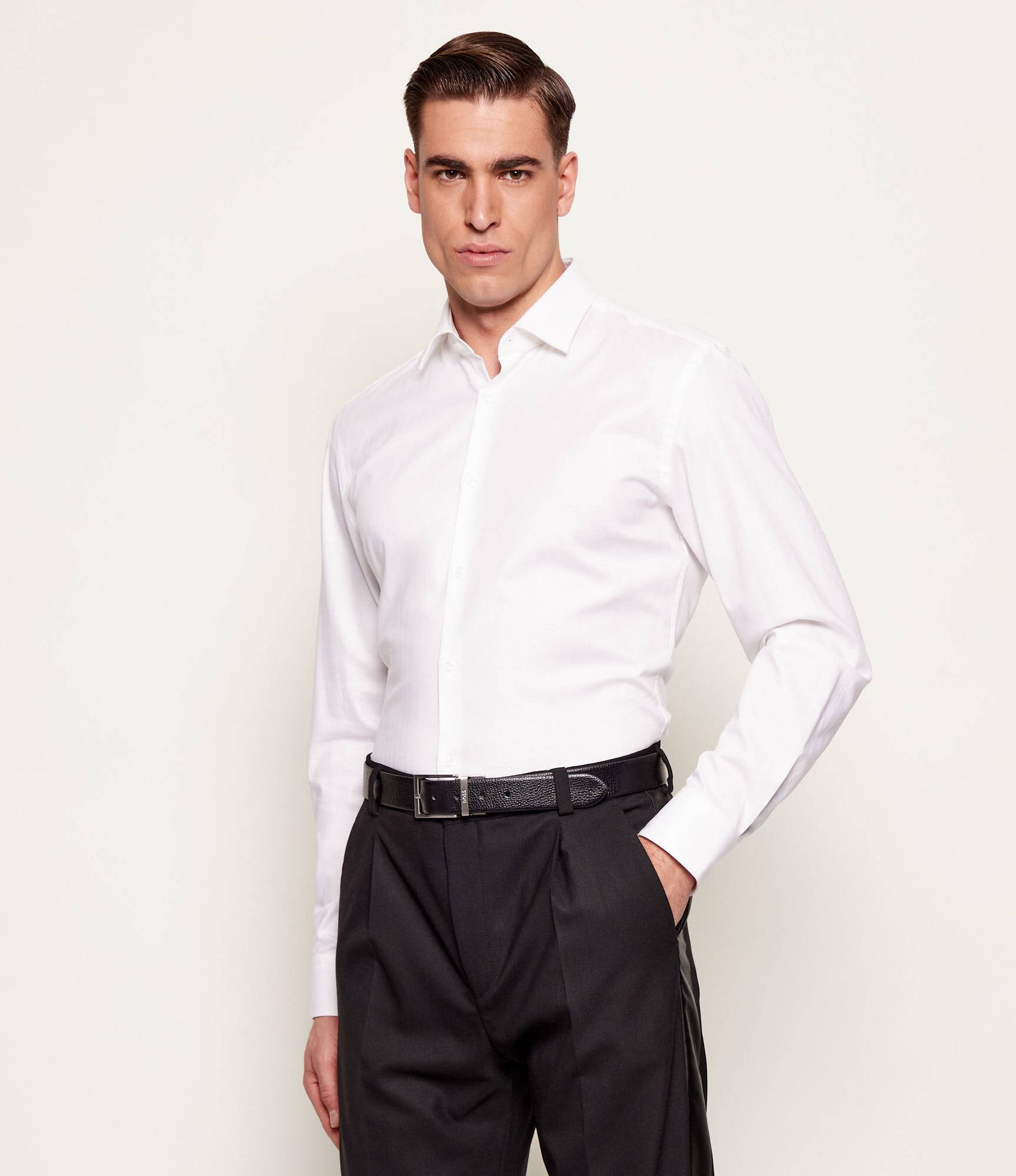 HUGO Koszula Kenno Slim Fit stretch