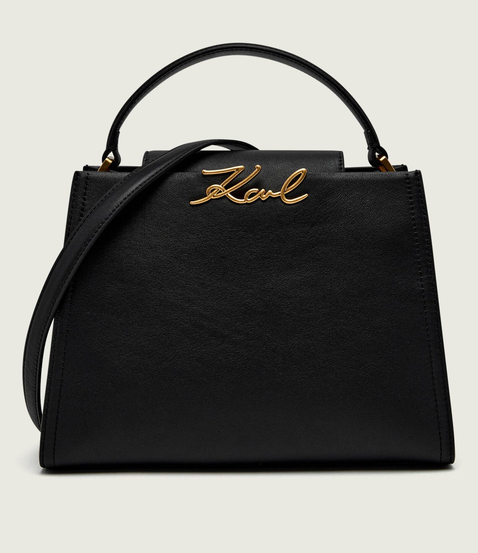 Karl Lagerfeld Skórzany kuferek k/signature