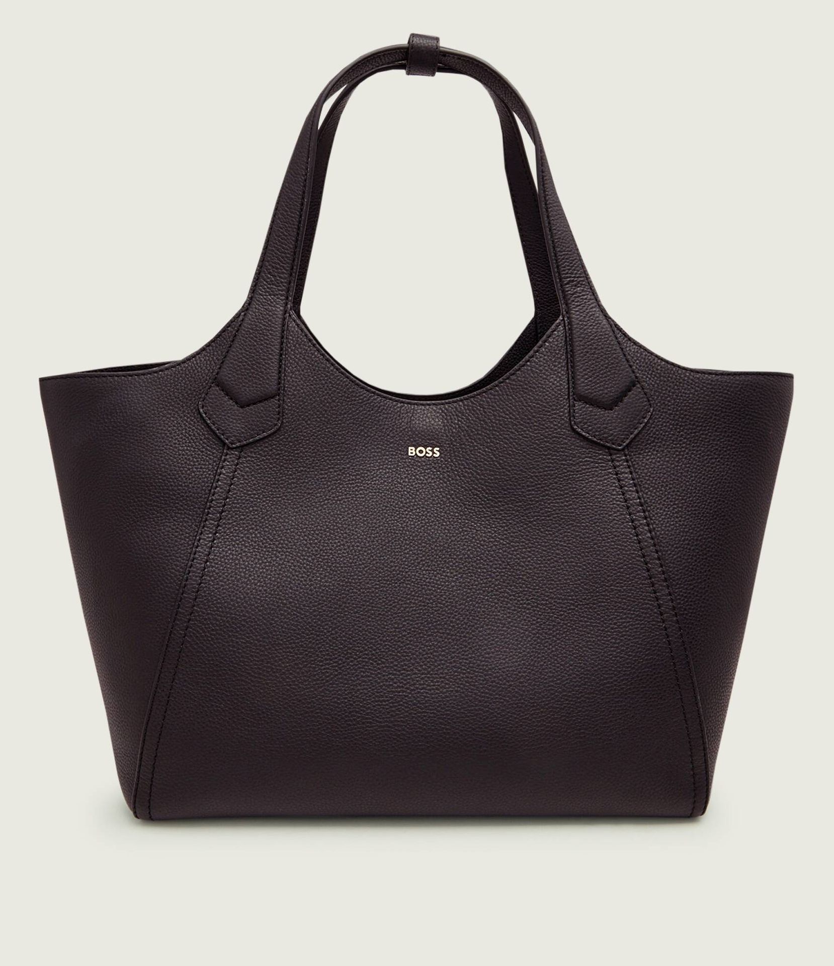 BOSS BLACK Skórzana shopperka Lenah