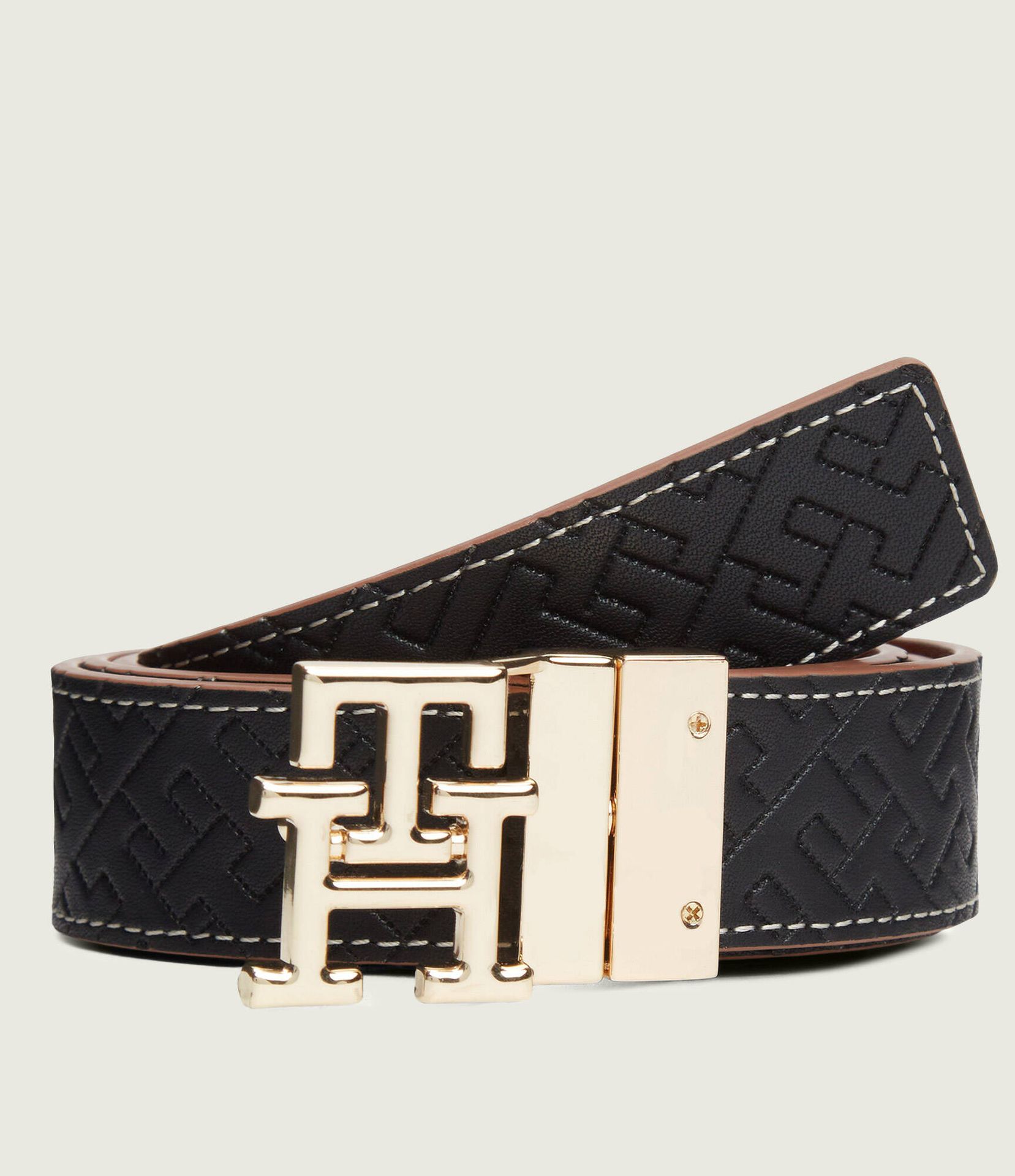 Tommy Hilfiger Skórzany dwustronny pasek