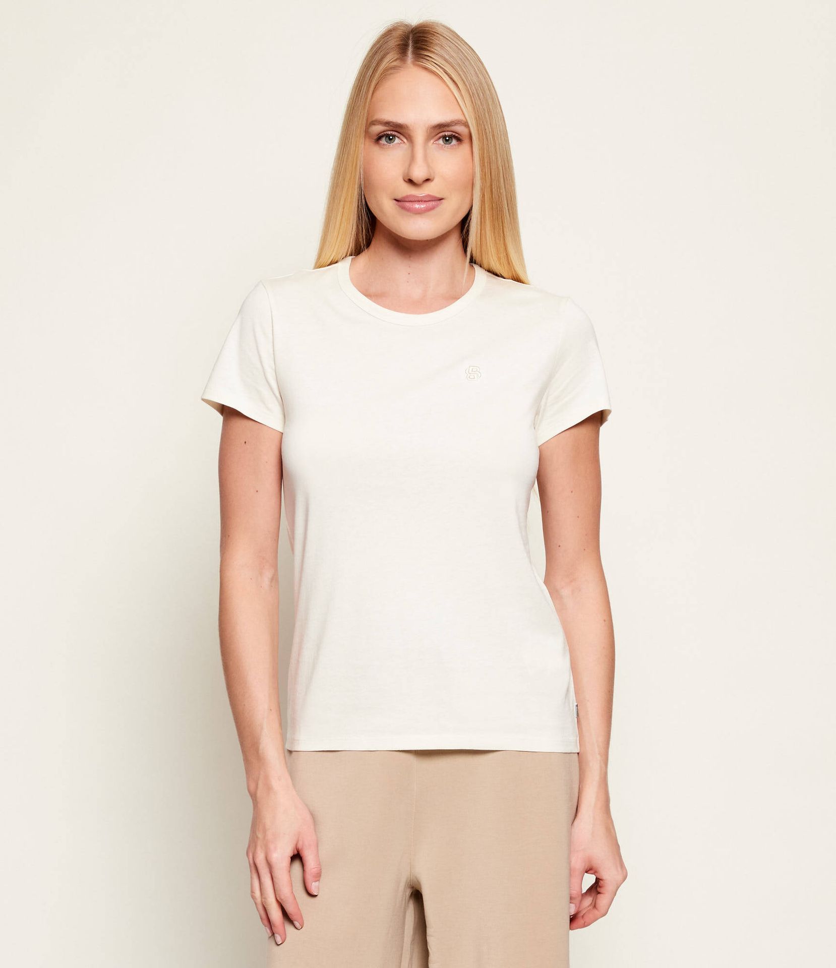 BOSS BLACK T-shirt Eventsa9 Regular Fit z dodatkiem jedwabiu