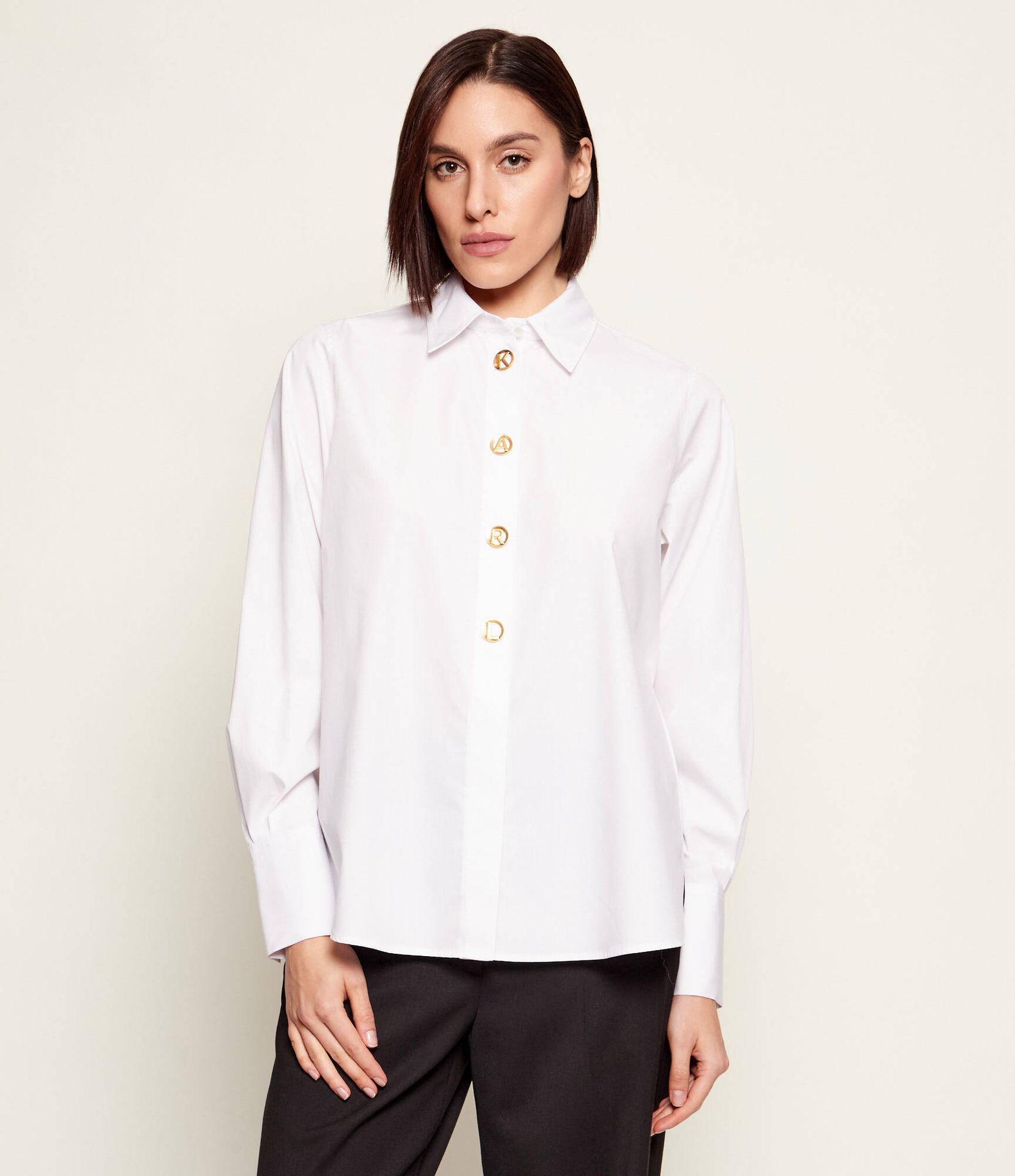 Karl Lagerfeld Koszula Karl Letters Loose fit