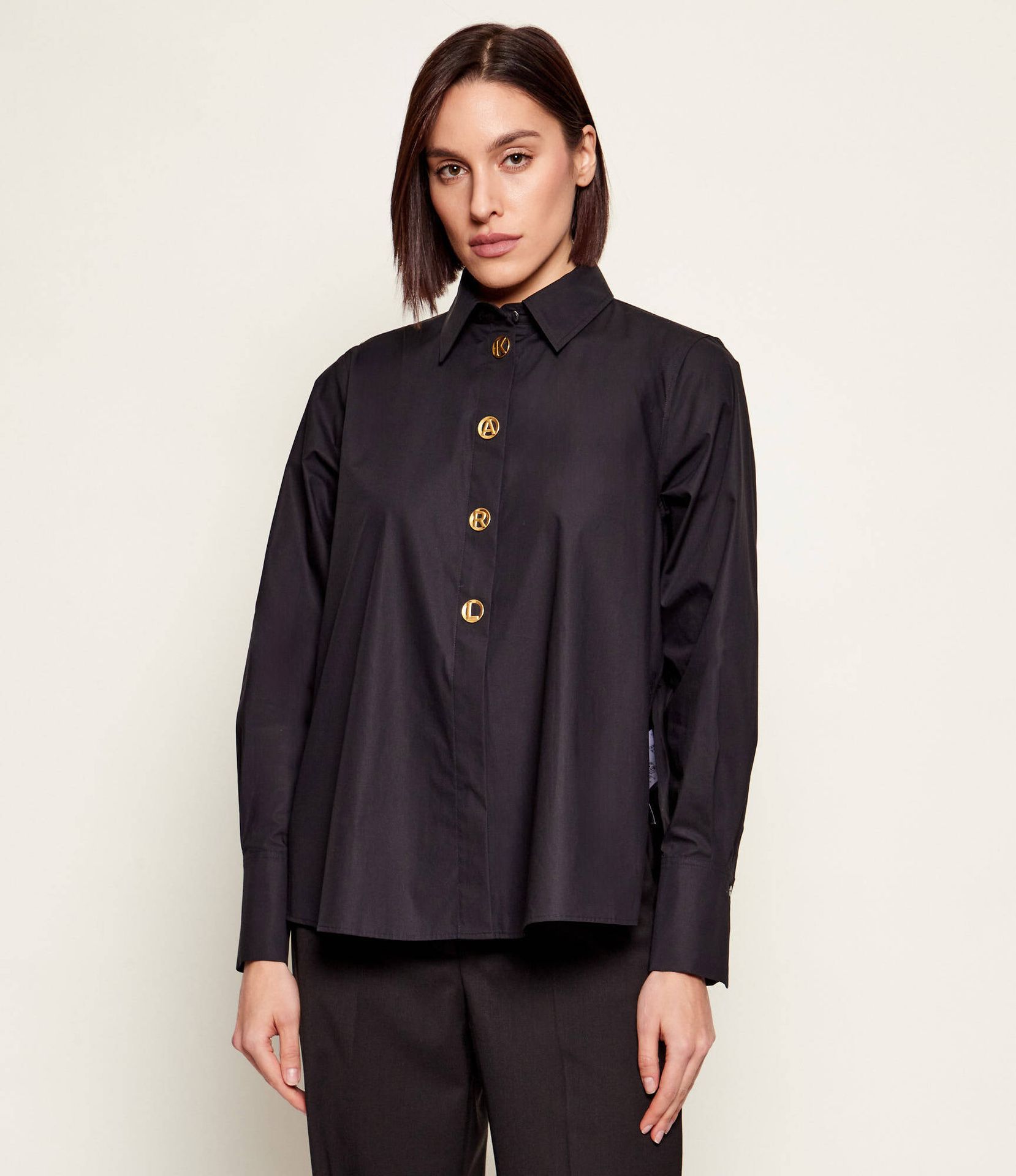 Karl Lagerfeld Koszula Karl Letters Loose fit