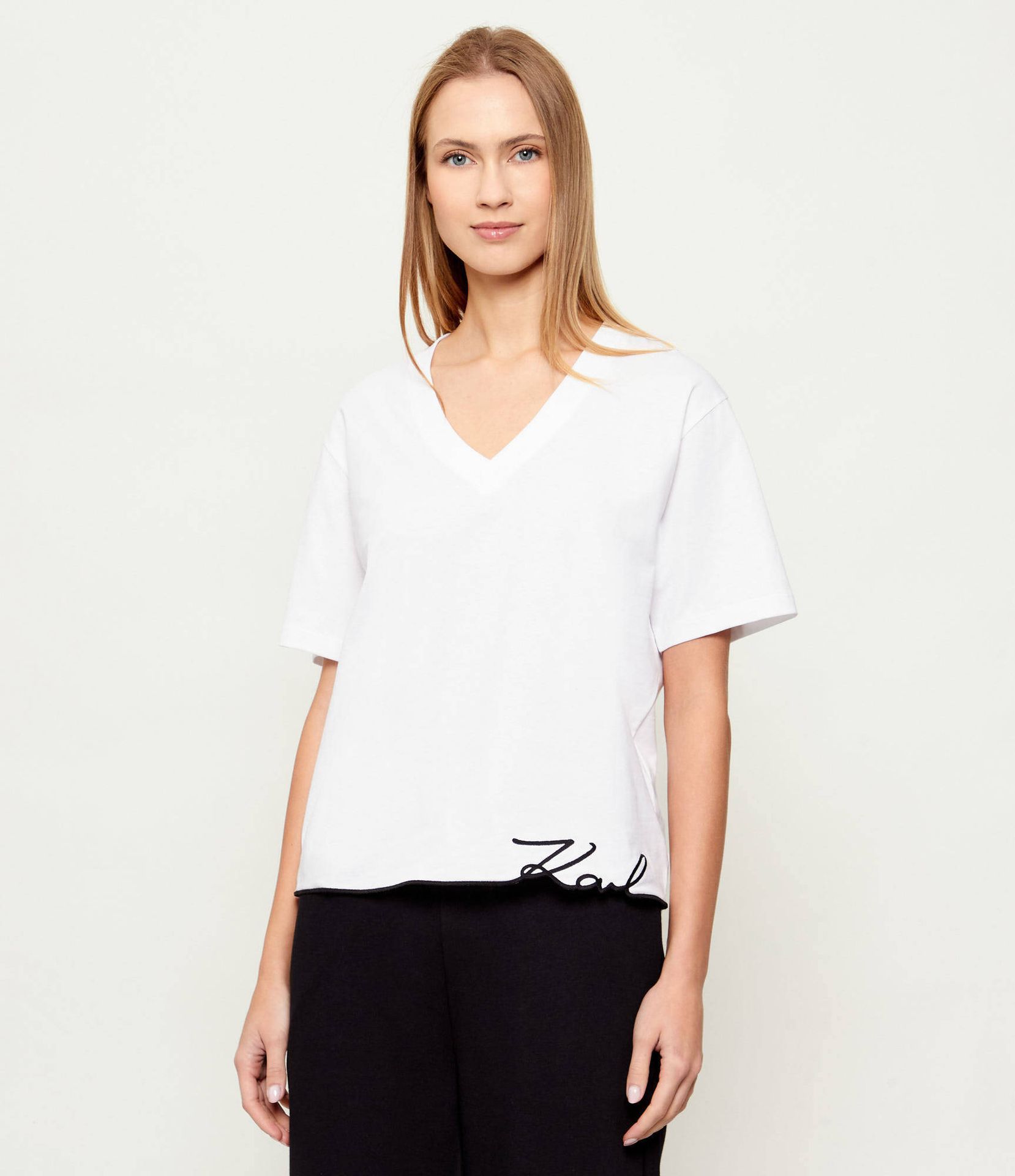 Karl Lagerfeld T-shirt signature Oversize fit