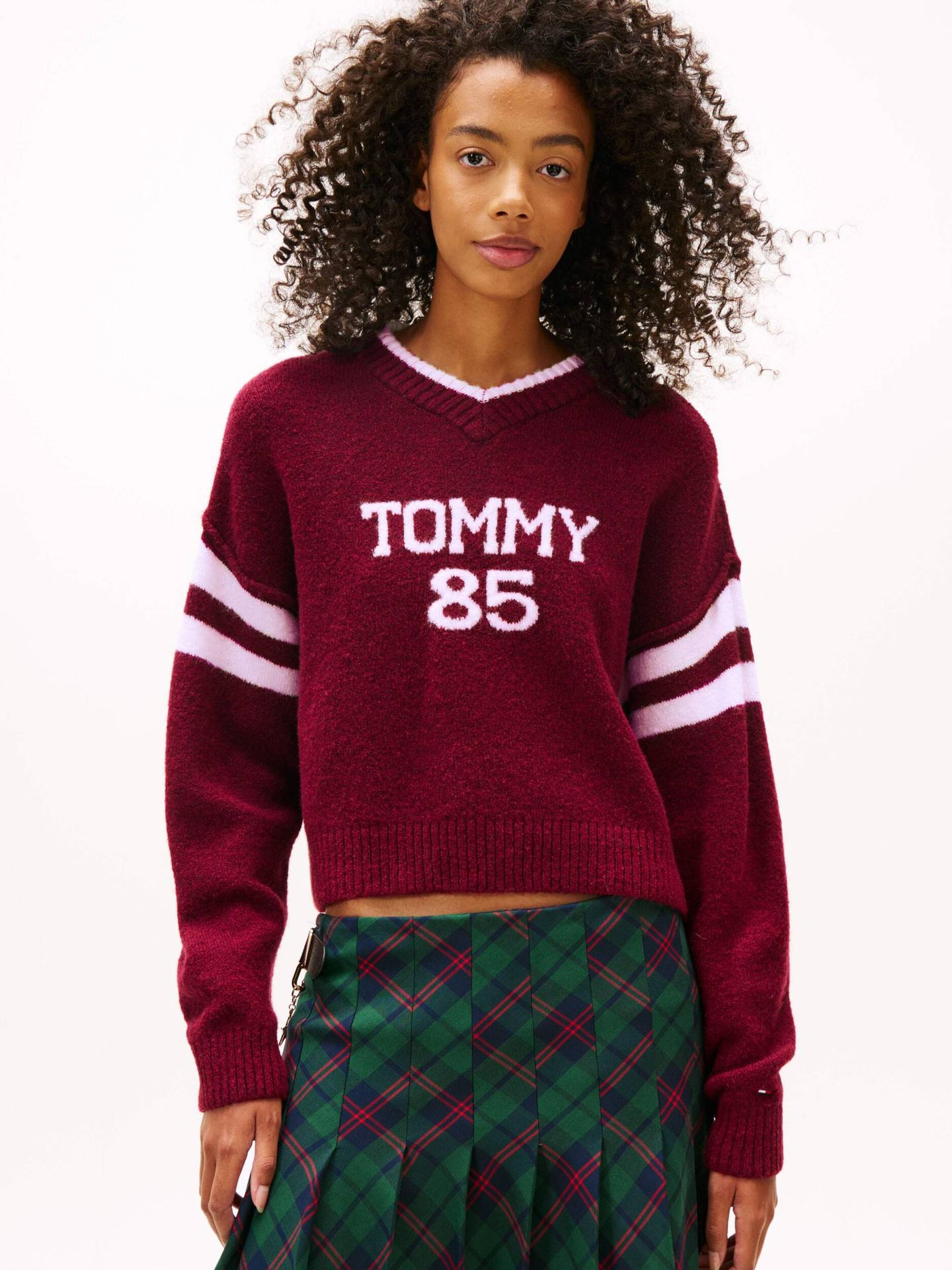 Tommy Jeans Sweter TOMMY 85 Relaxed fit z dodatkiem wełny