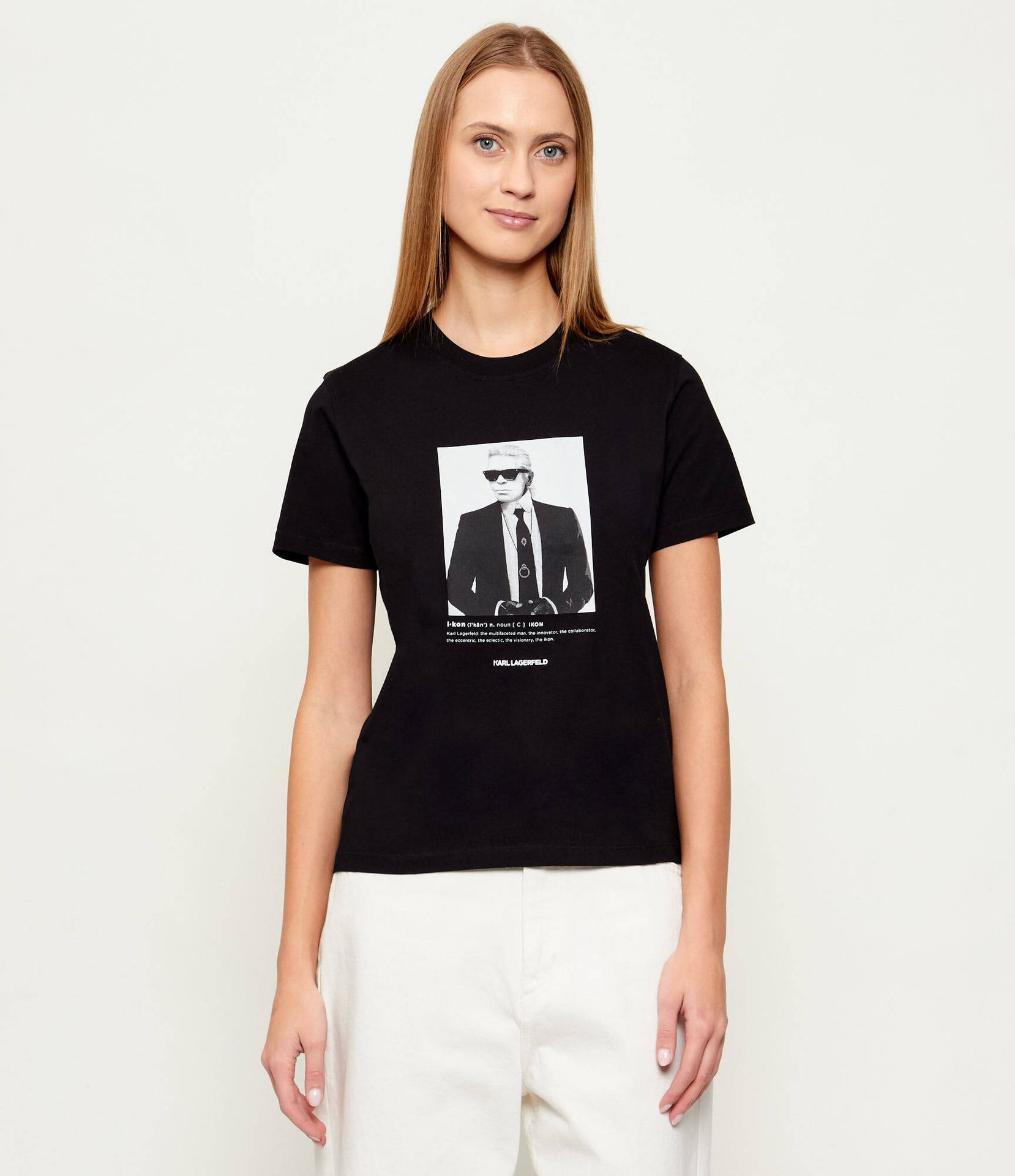 Karl Lagerfeld T-shirt Portrait Classic fit